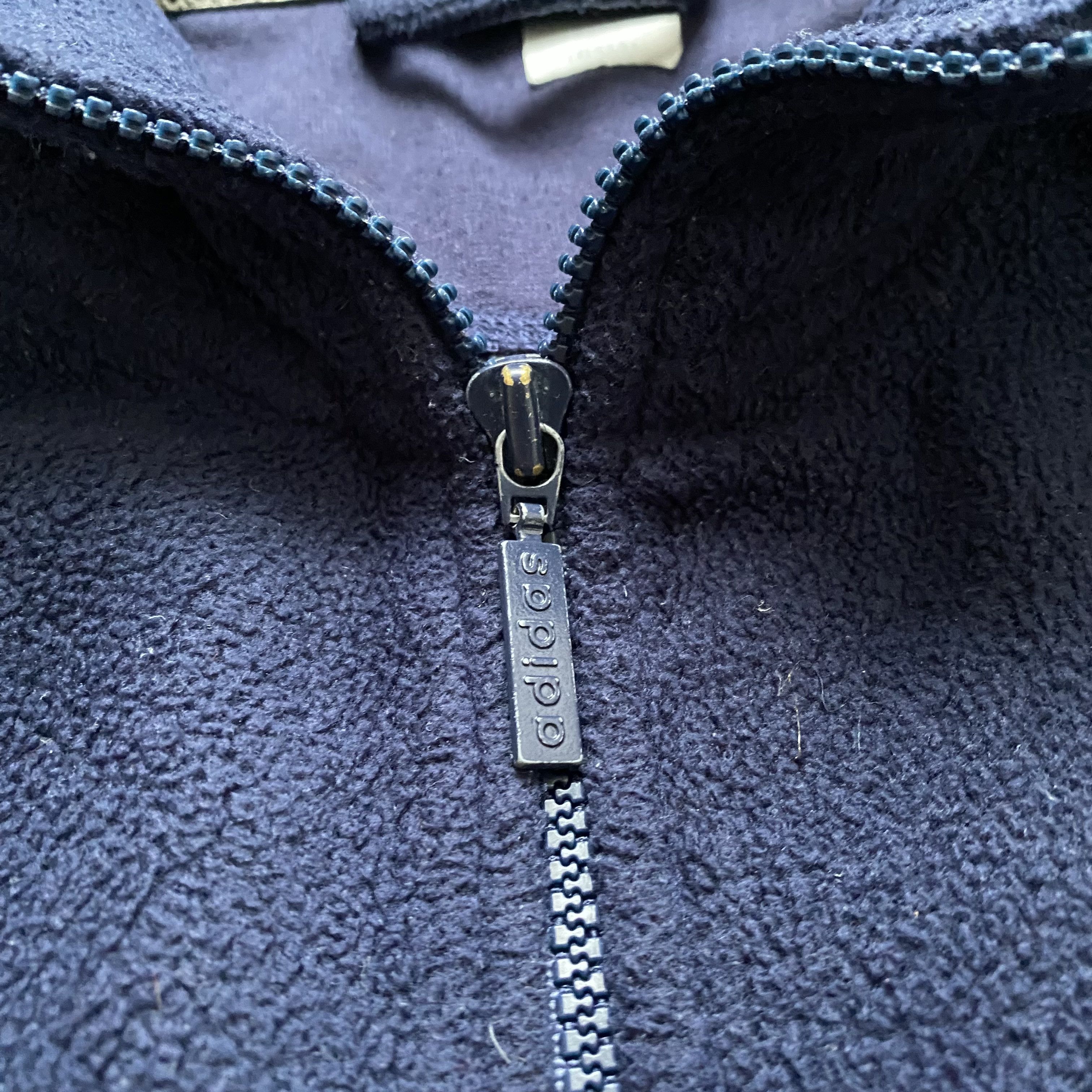 Adidas Vintage 90s Adidas zip fleece Sweater jacket outdoor Size US XL / EU 56 / 4 - 6 Thumbnail