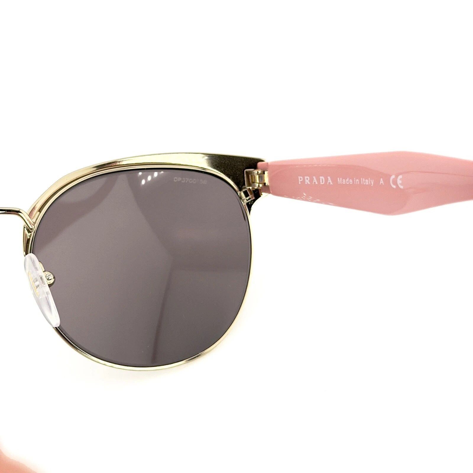 Prada PRADA 61T PR61TS HANDBAG Triangle LOGO Oval Gold Pink 61TS Size ONE SIZE - 8 Thumbnail