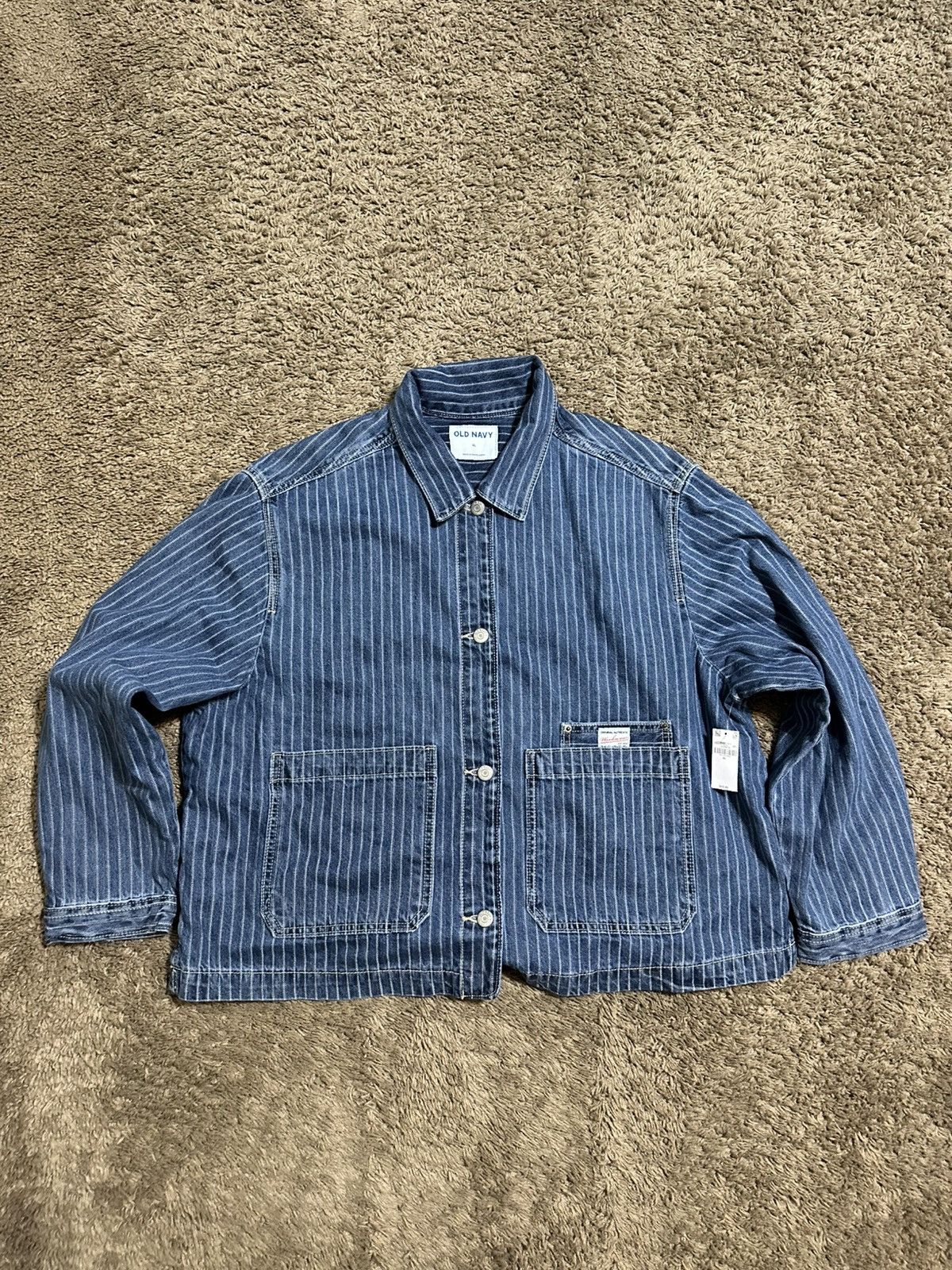 Old Navy Vintage Woman’s Old Navy “triple blue” jacket 00s size xl Size XL / US 12-14 / IT 48-50 - 1 Thumbnail