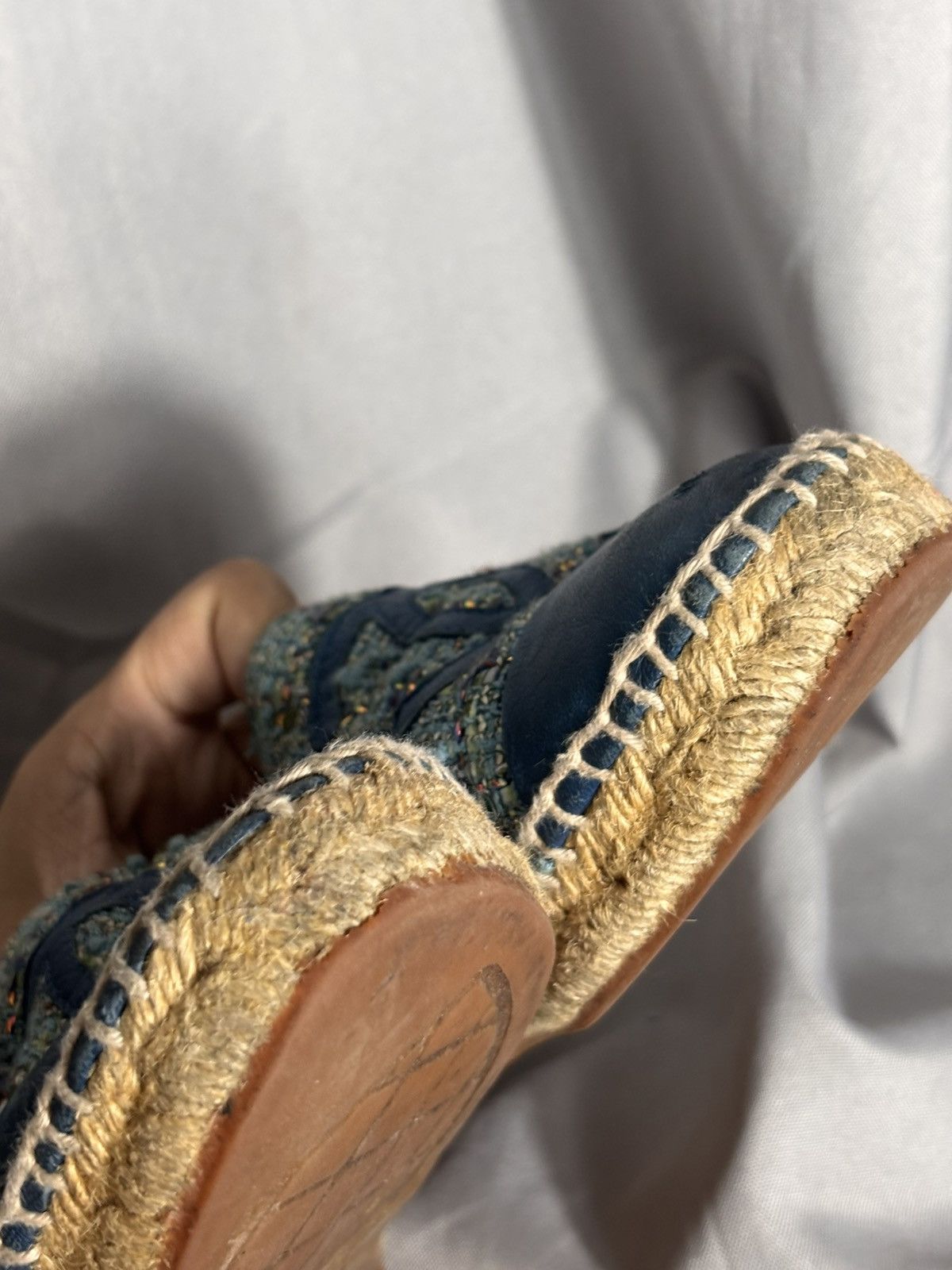 Chanel Chanel CC Espadrille Size US 7 / IT 37 - 11 Thumbnail
