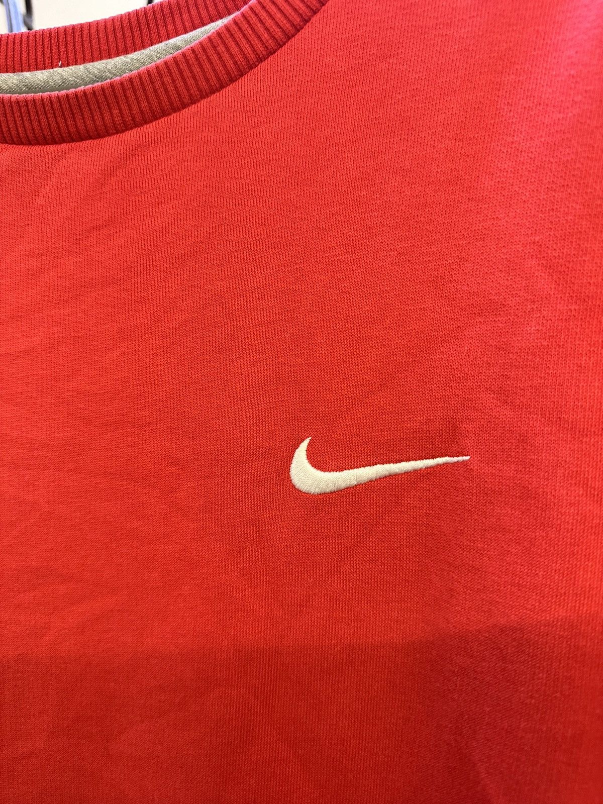 Nike × Vintage Vintage Nike sweatshirt red logo size L Size US L / EU 52-54 / 3 - 4 Thumbnail
