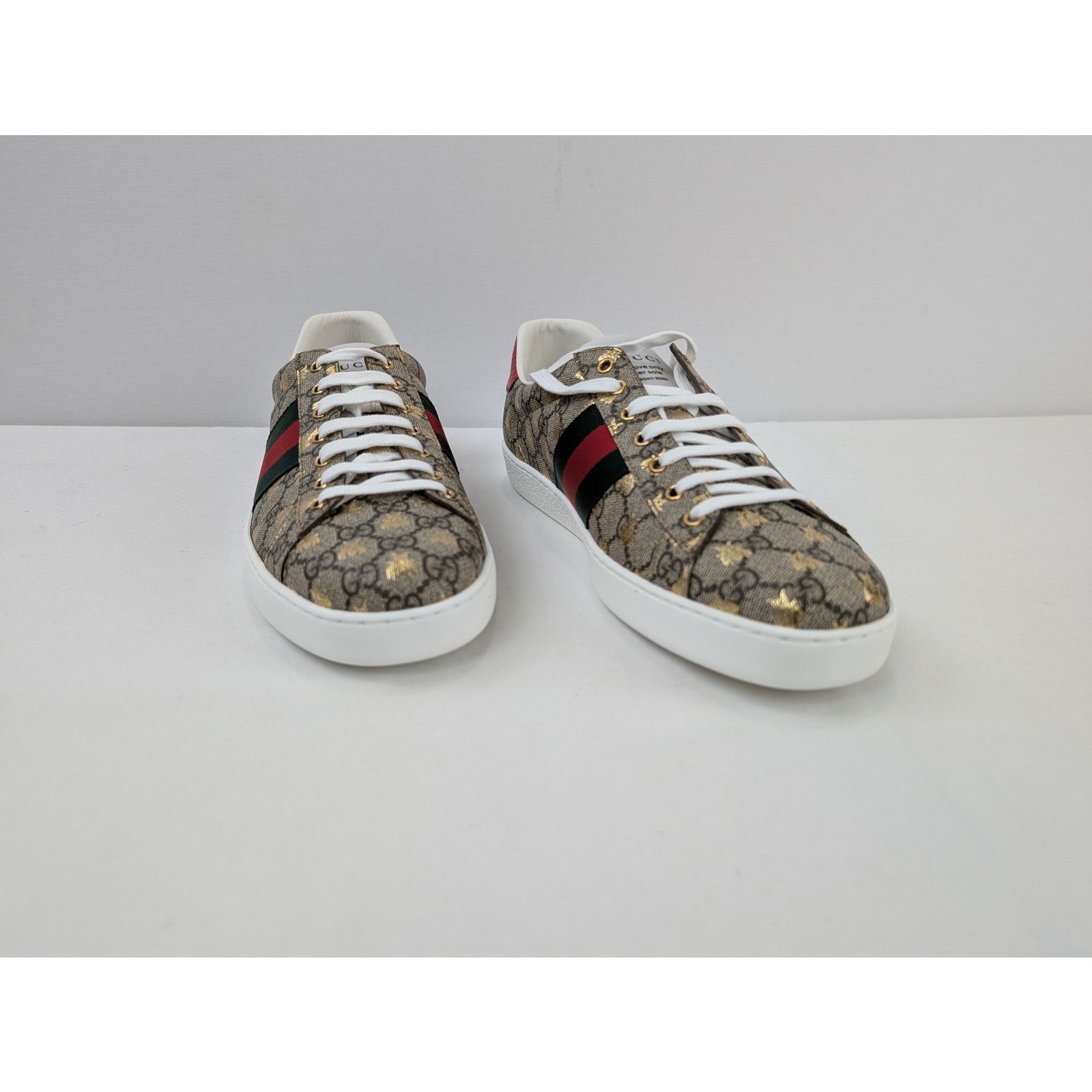Gucci o1rshd1 Men's Ace GG Supreme sneaker with bees in Multicolor Size US 13 / EU 46 - 7 Thumbnail
