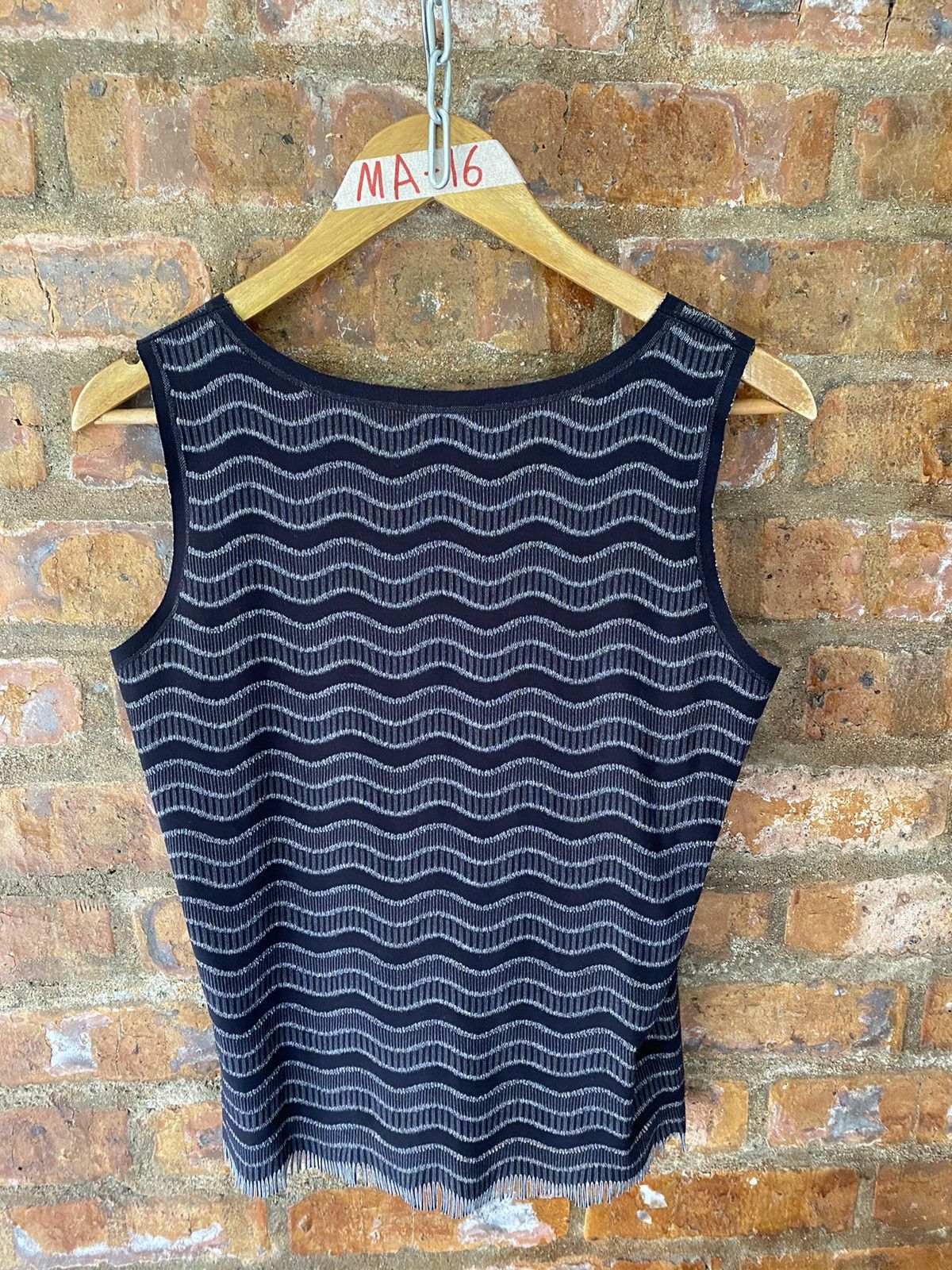 Pleats Please Issey Miyake 🔥Vtg Issey Miyake A-poc Herringbone tank Size M / US 6-8 / IT 42-44 - 11 Thumbnail