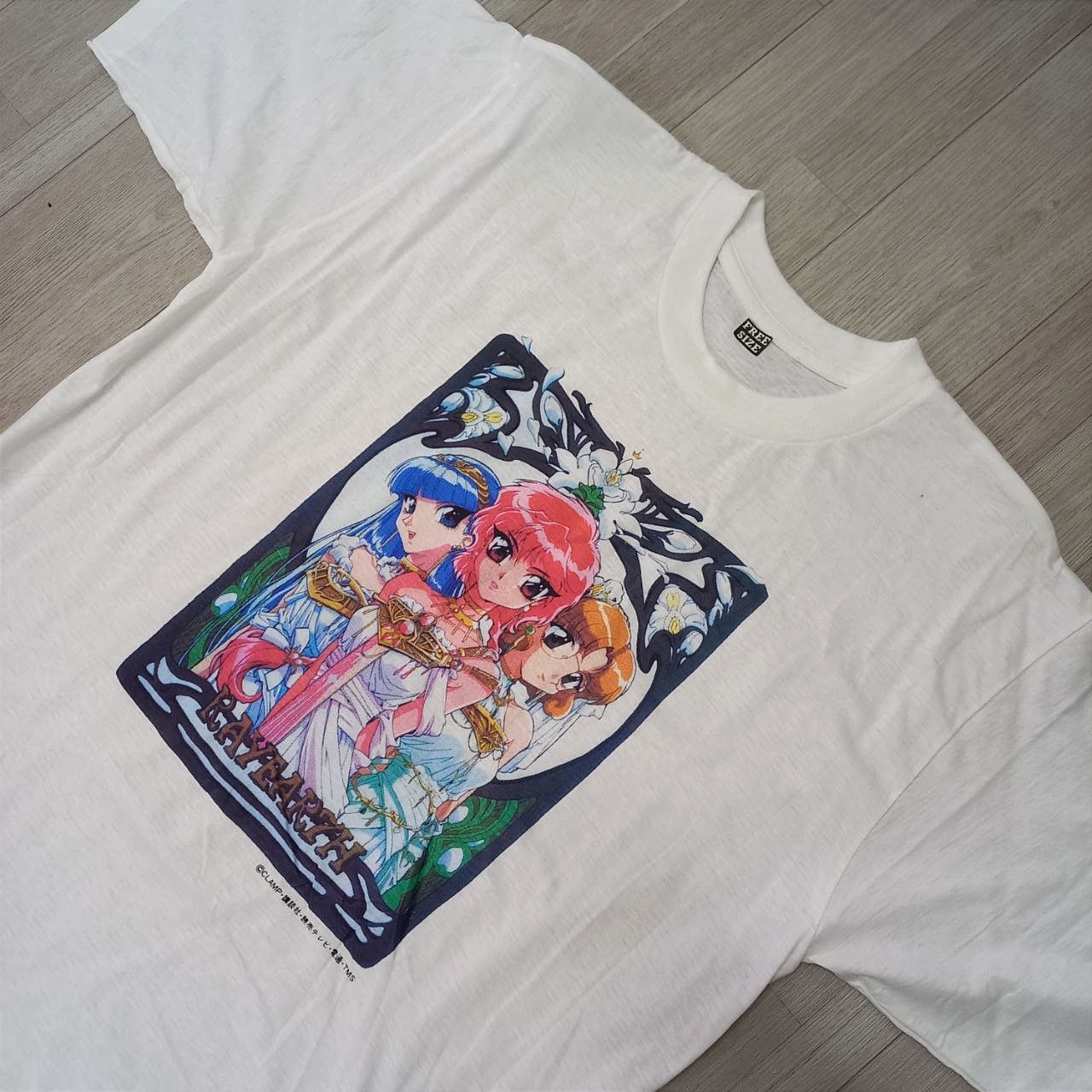 Anime Vintage 90s MAGIC KNIGHT RAYEARTH Manga Anime T-shirt Size US L / EU 52-54 / 3 - 3 Thumbnail