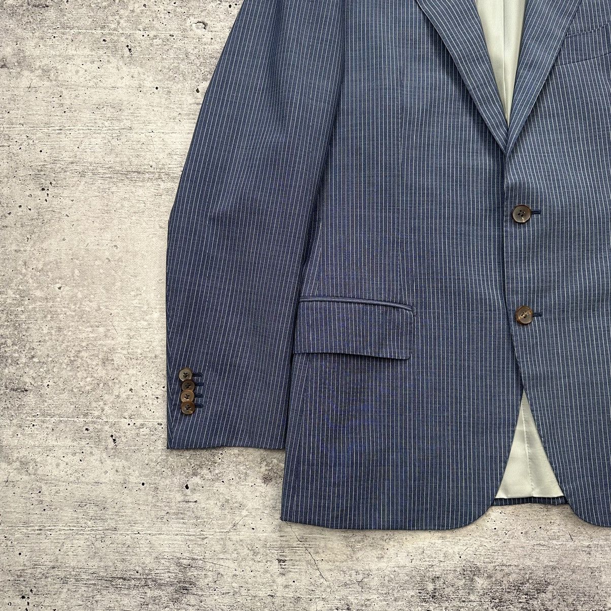 Other SUITSUPPLY Guanello Blazer Stripe Wool Mohair Lined Size 40R - 4 Thumbnail