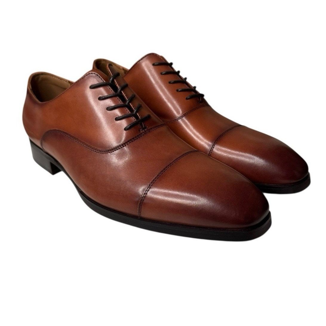 Aldo Aldo NEW Decker Brown Leather Lace Up Oxford Dress Shoes Size US 13 / EU 46 - 4 Thumbnail