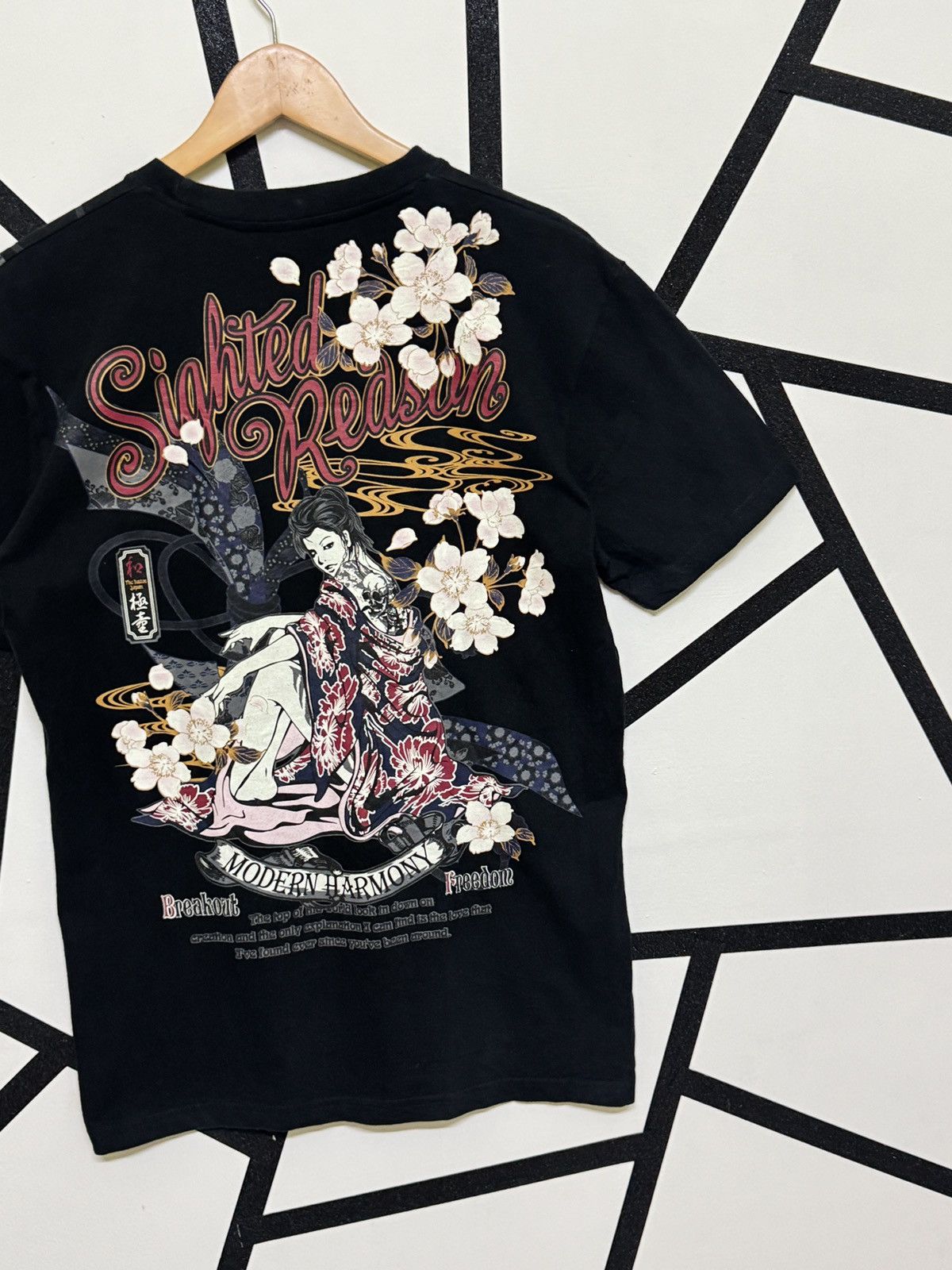 Bullet Noise VINTAGE BULLET NOISE SIGHTED REDSON POEM JAPANESE GIRL TEE Size US S / EU 44-46 / 1 - 9 Thumbnail