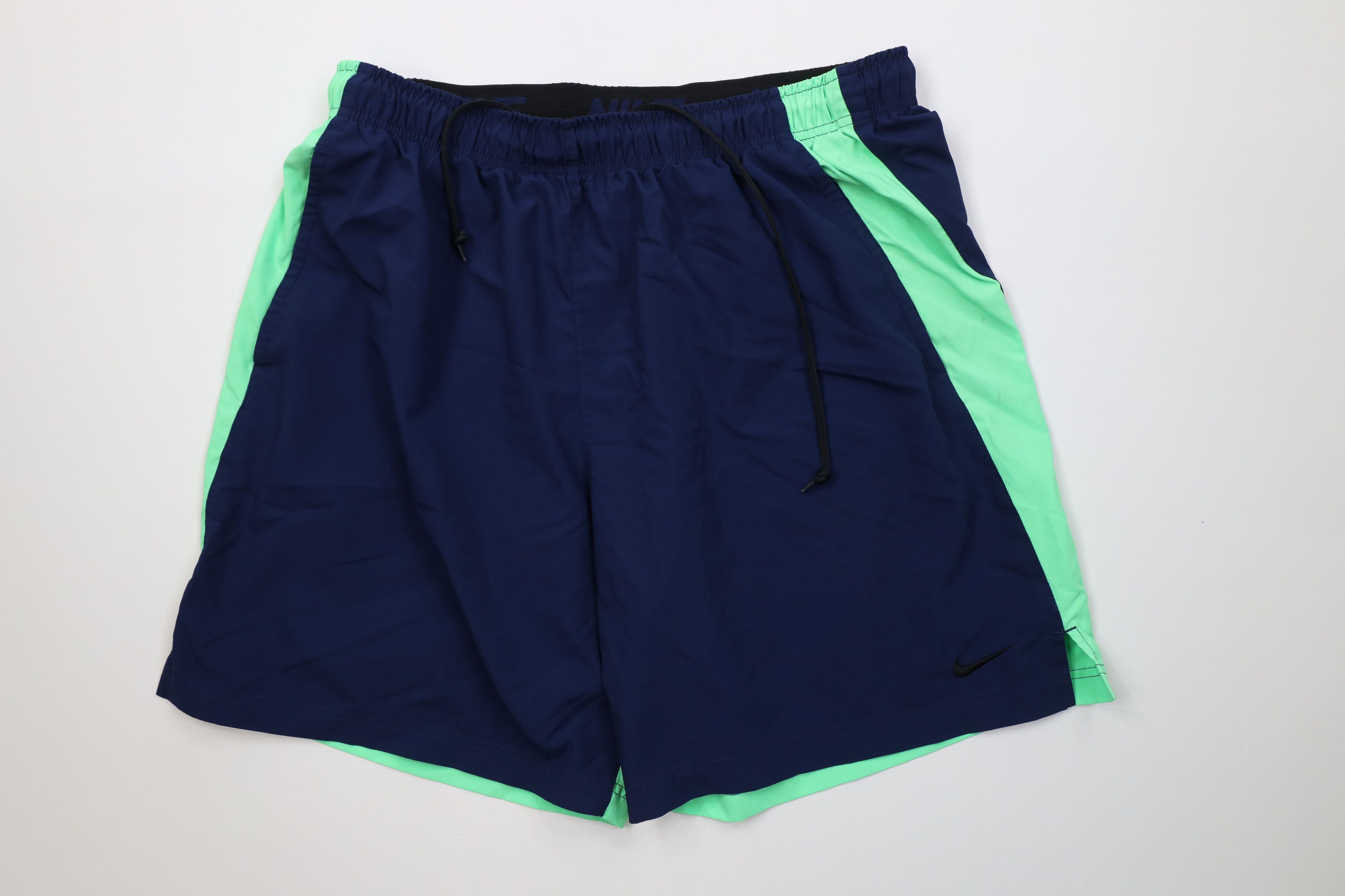 Nike Vintage Y2K Nike Scott Mini Swoosh Above Knee Shorts Blue Size US 38 / EU 54 - 1 Thumbnail