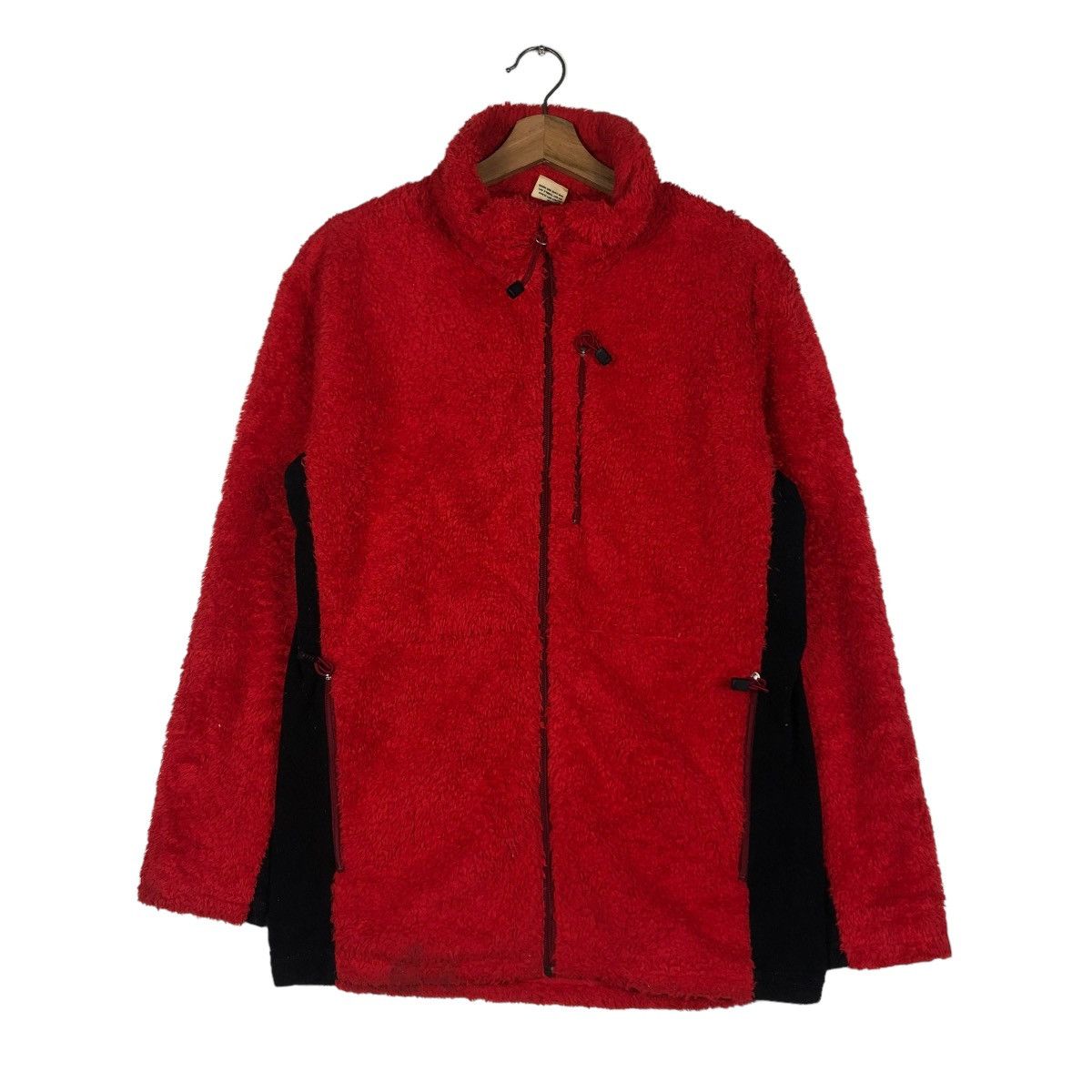 Japanese Brand 📌VINTAGE ZIPPER FLEECE JACKET EDWIN RARE RICH RED Size US XL / EU 56 / 4 - 2 Thumbnail