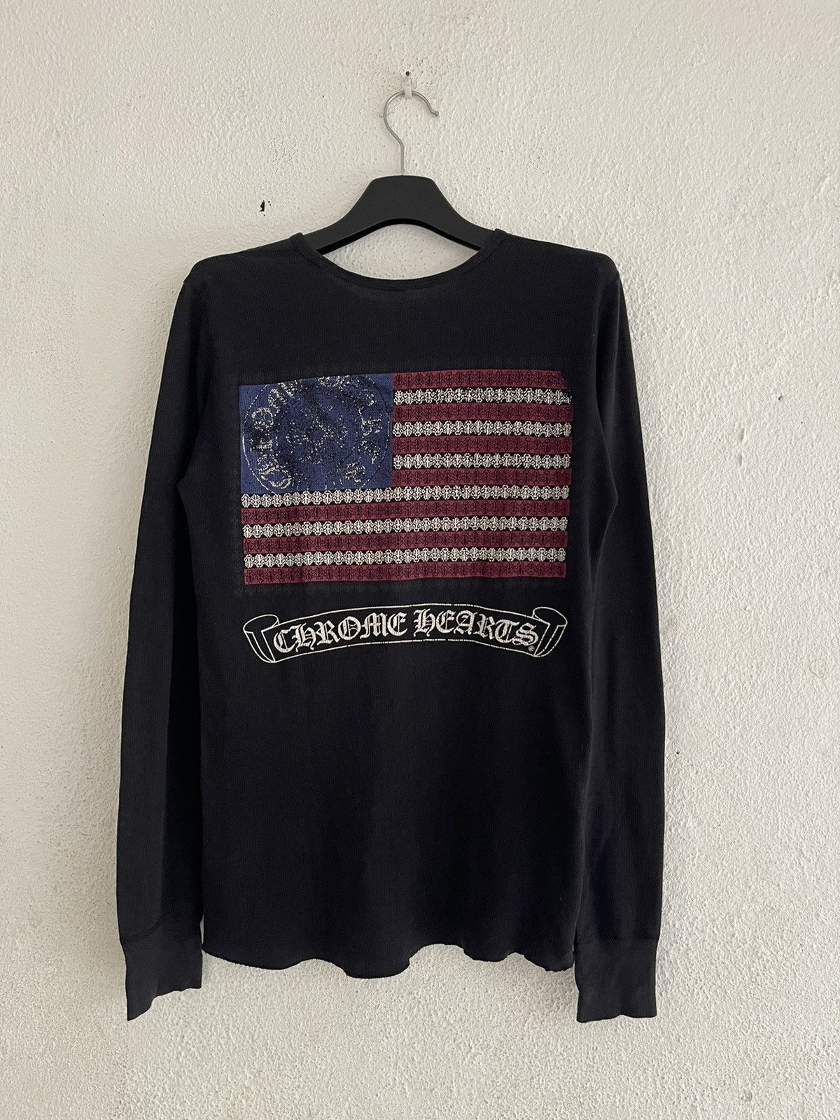 Chrome Hearts American Flag Long Sleeve | Grailed