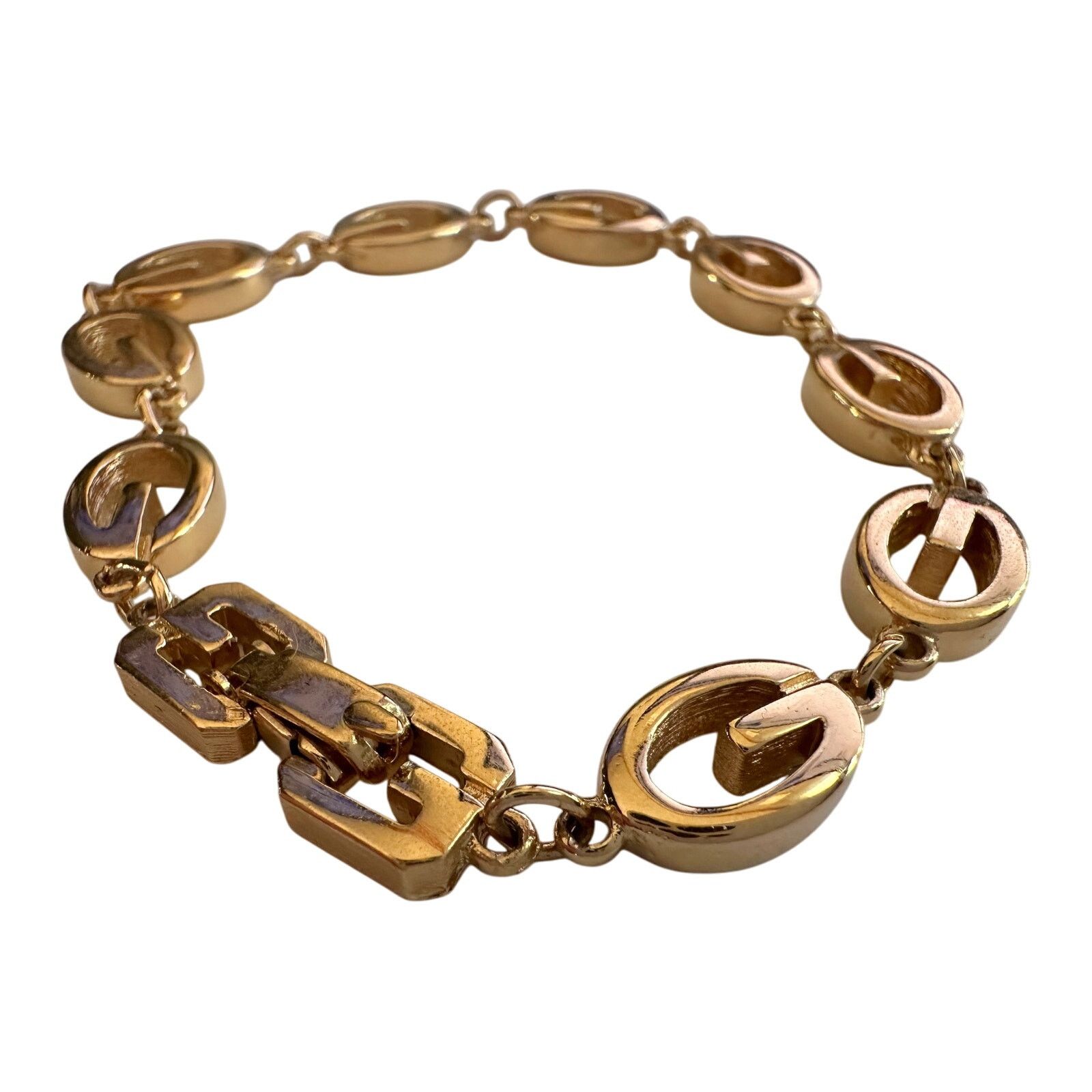Givenchy Givenchy G Link Gold Plate Bracelet Size ONE SIZE - 8 Thumbnail