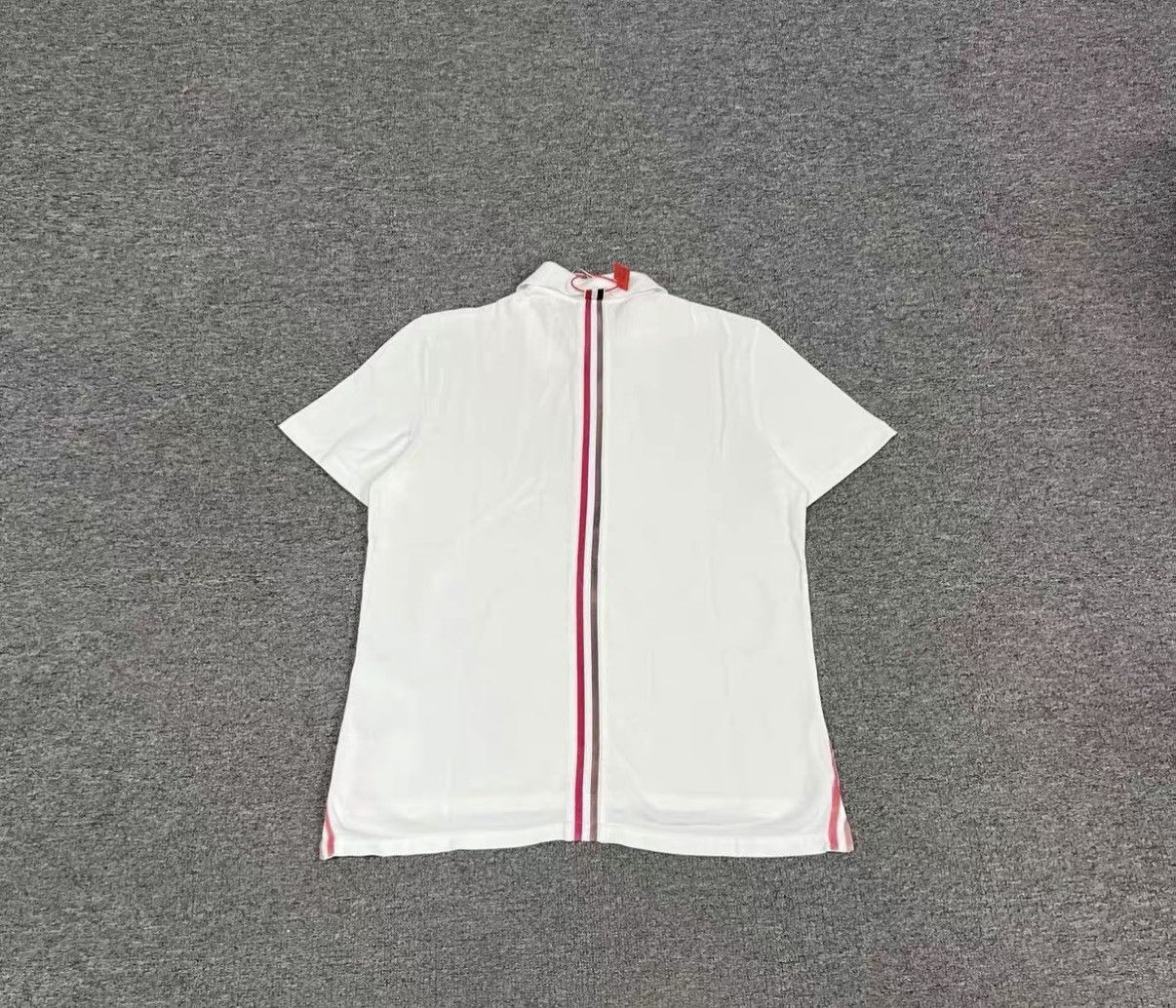 Thom Browne Thom Browne Striped Short Sleeve Polo Shirt J16 Size US XS / EU 42 / 0 - 2 Thumbnail