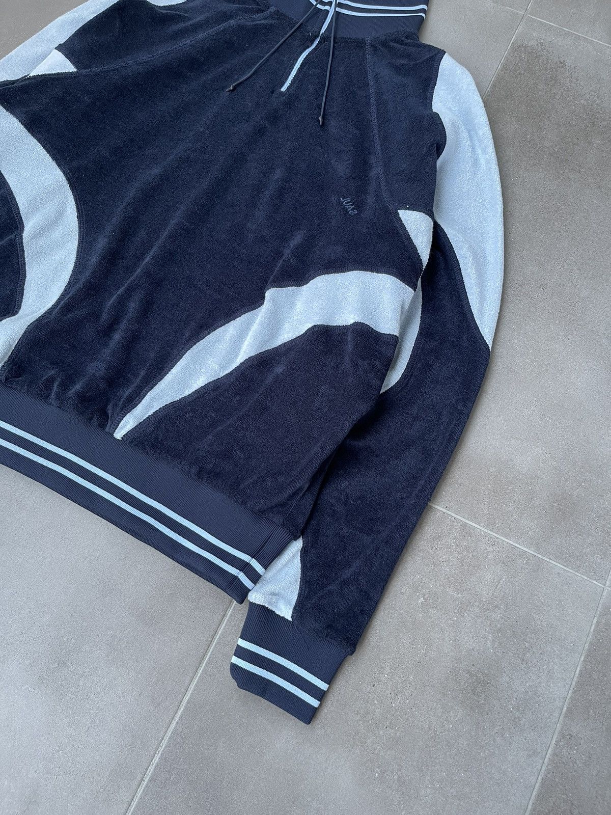 Saul Nash !DS! SS23 Saul Nash Navy Paneled Sweatshirt Size US L / EU 52-54 / 3 - 9 Thumbnail