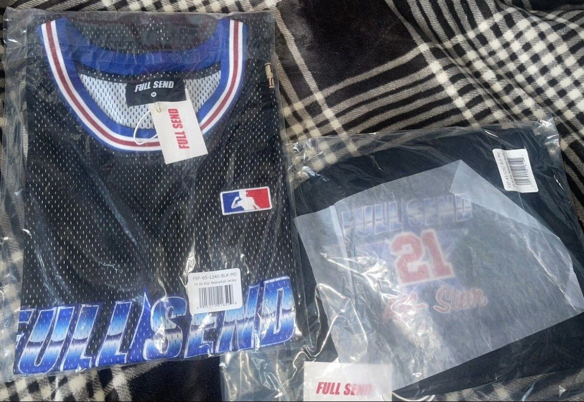 Full Send LAST DROP EVER Full Send All Star Basketball Set B&W SZ M Size US M / EU 48-50 / 2 - 2 Thumbnail