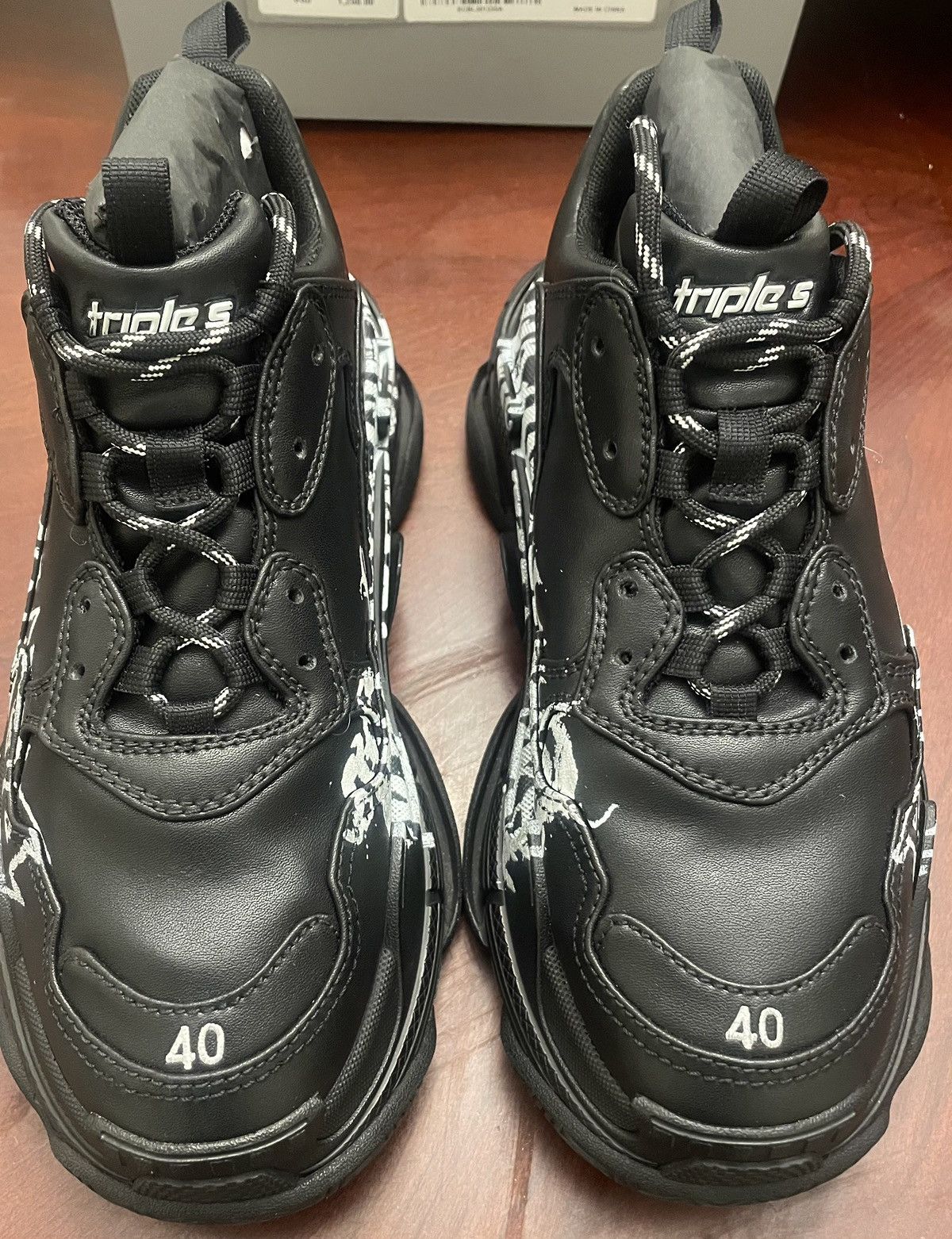 Balenciaga Balenciaga Tripe S Diy Metal Sneakers Size US 7 / EU 40 - 13 Thumbnail