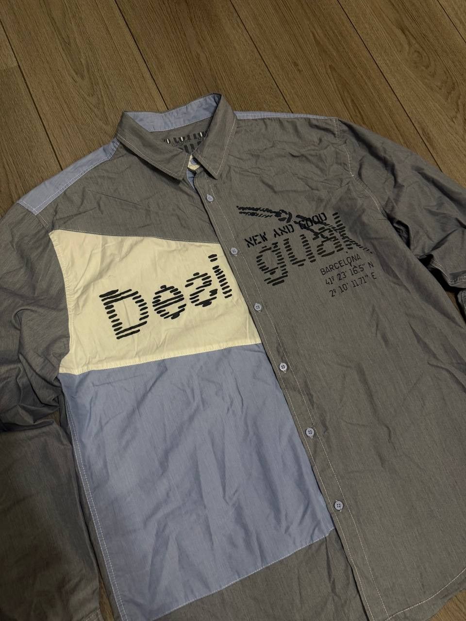 Desigual Desigual Shirt Mens Long Sleeve Size XXL Multicolor Regular Size US XXL / EU 58 / 5 - 3 Thumbnail
