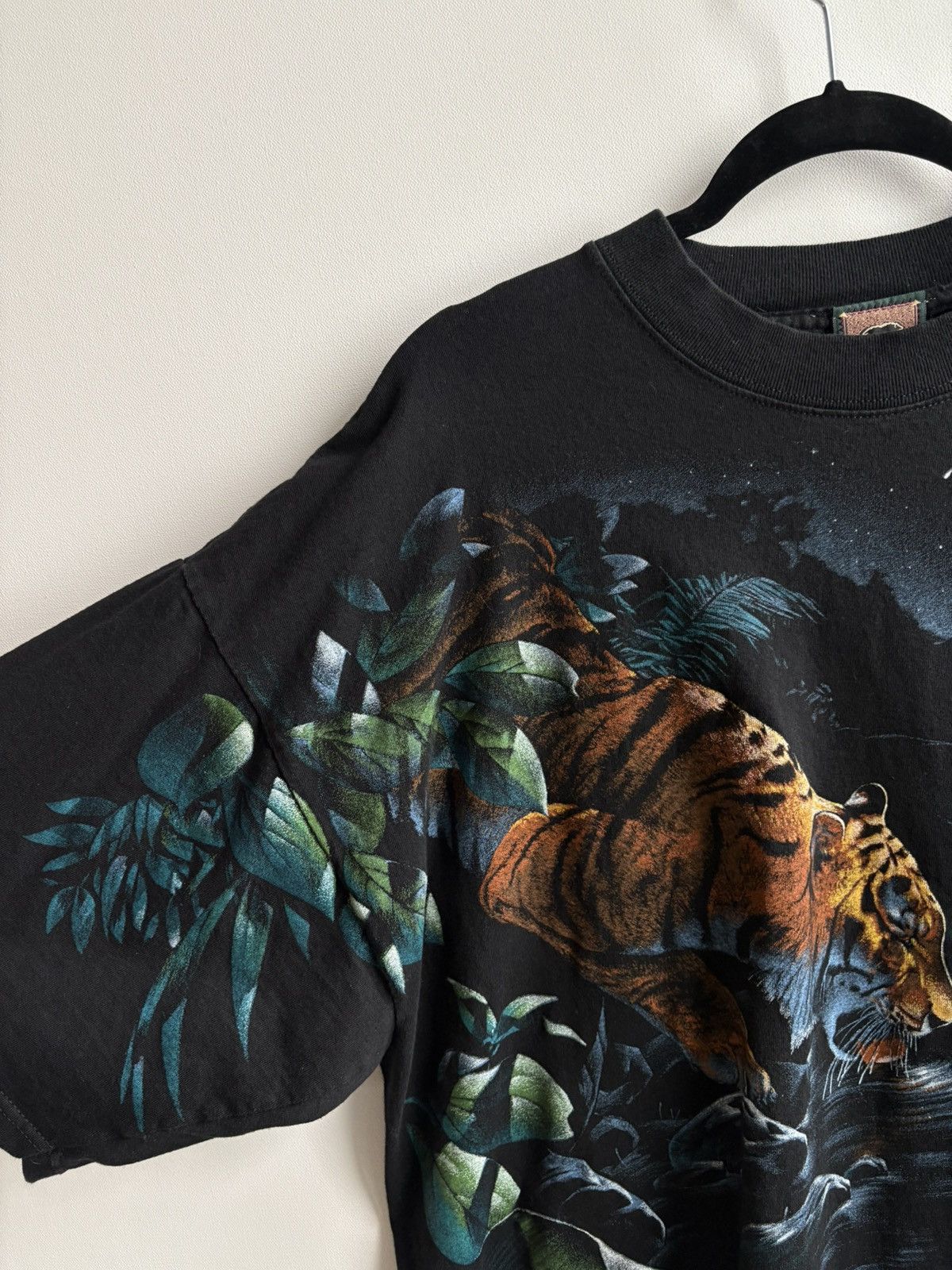Other Vintage Streetwear 90s AOP Animal Tiger Toldeo Zoo T-shirt Size US XXL / EU 58 / 5 - 2 Thumbnail