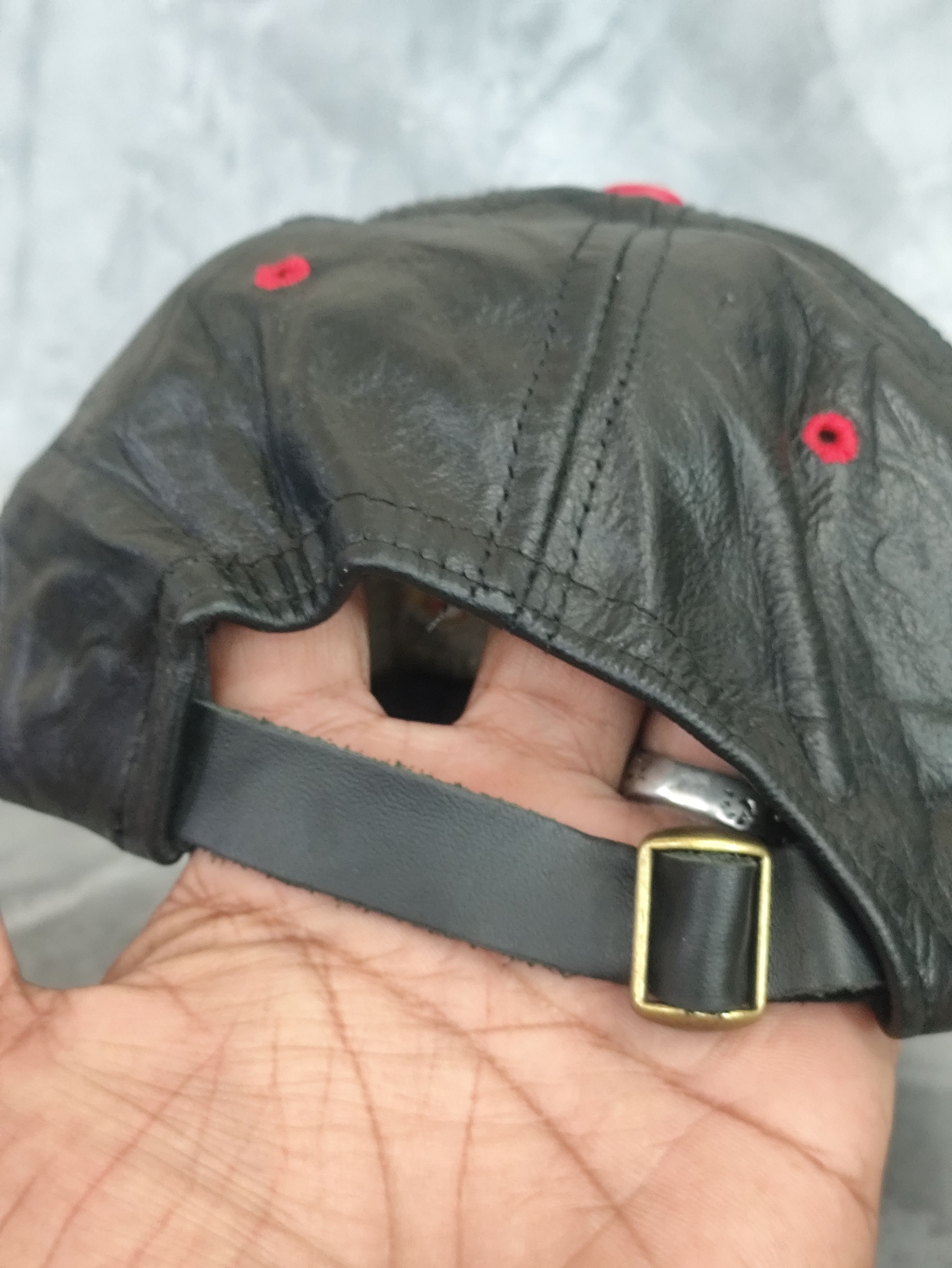 NASCAR Vintage Nascar Budweiser Dale Earnhardt Hat Cap Leather Size ONE SIZE - 6 Thumbnail