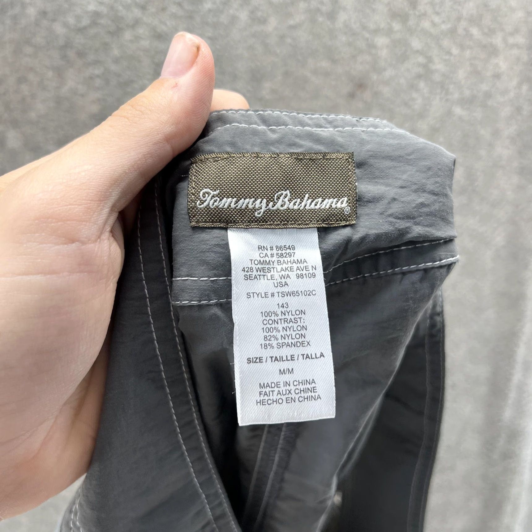 Tommy Bahama Tommy Bahama Womens Swim Trunks Colorblock Quick Dry Board Shorts Gray Medium Size 32" / US 10 / IT 46 - 7 Thumbnail