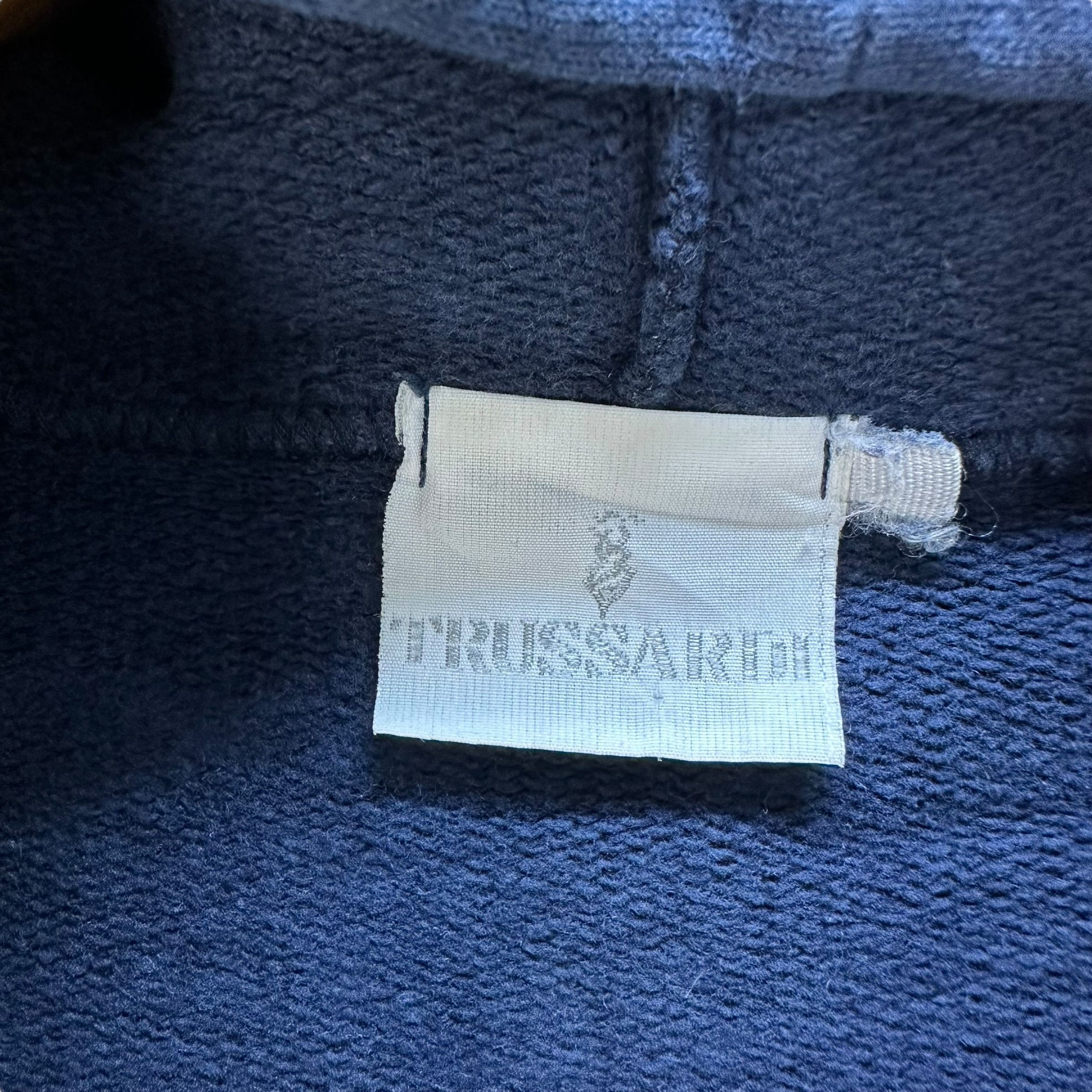 Trussardi TRUSSARDI EMBROIDERY BIG LOGO PULLOVER HOODIES #9067-54 Size US XL / EU 56 / 4 - 8 Thumbnail