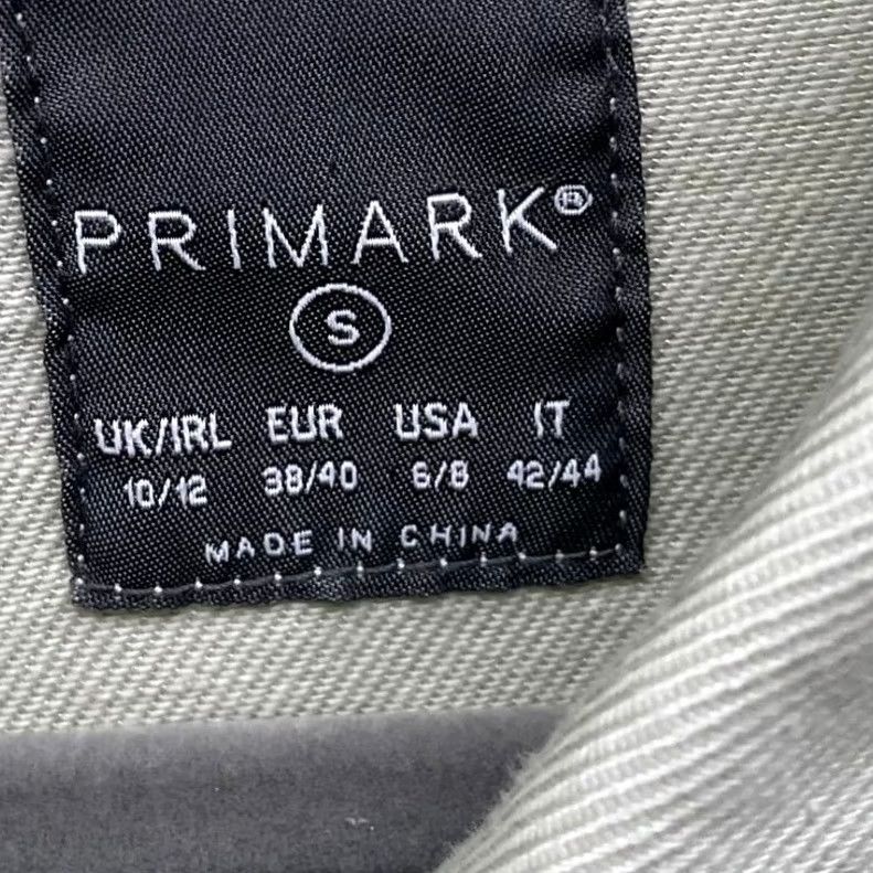 Primark Primark Cotton Lyocell Shacket Womens S Sage Green Relaxed Shirt Jacket Size S / US 4 / IT 40 - 5 Thumbnail