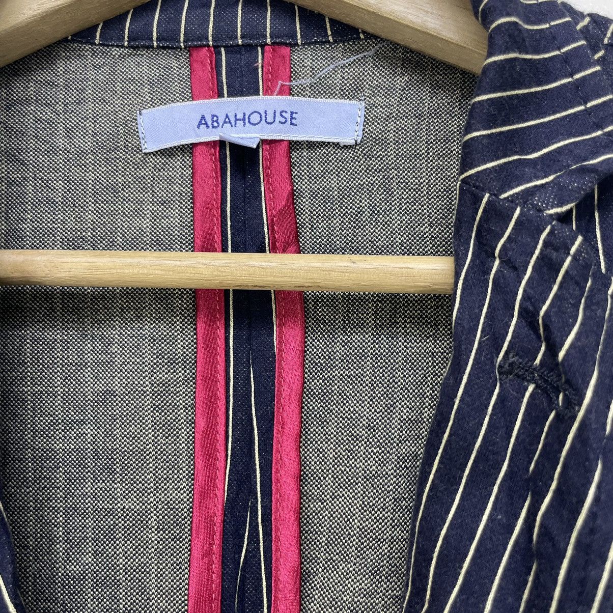 ABAHOUSE 💥Brand Abah House Hikory Stripe Casual Jacket Size US M / EU 48-50 / 2 - 3 Thumbnail