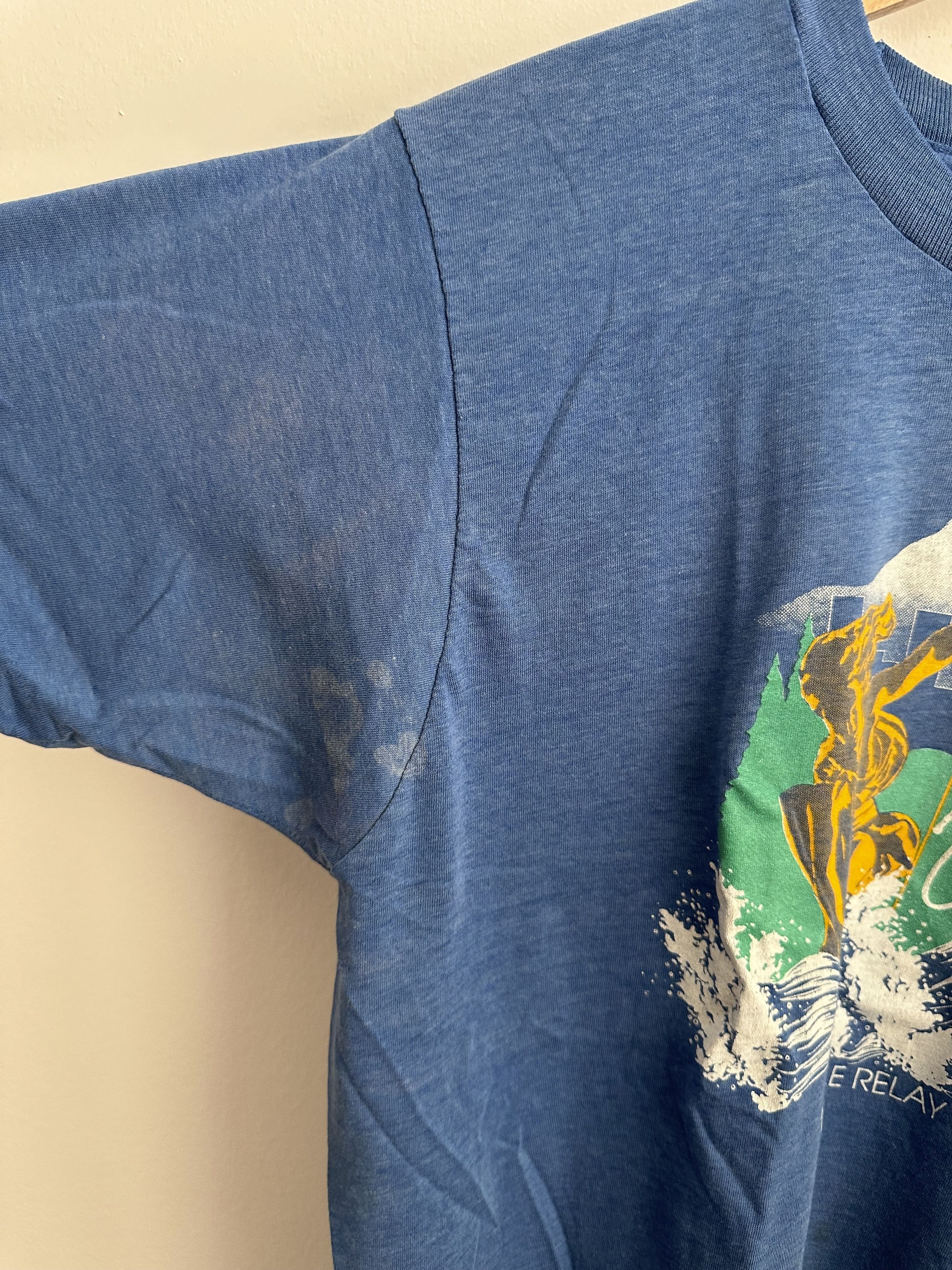 Vintage 1985 Vintage Graphic tee thin Size US L / EU 52-54 / 3 - 3 Thumbnail