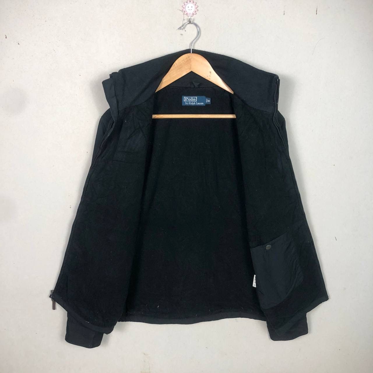 Polo Ralph Lauren Polo Ralph Lauren Small Pony Black Jacket Full Zipper Size US M / EU 48-50 / 2 - 3 Thumbnail