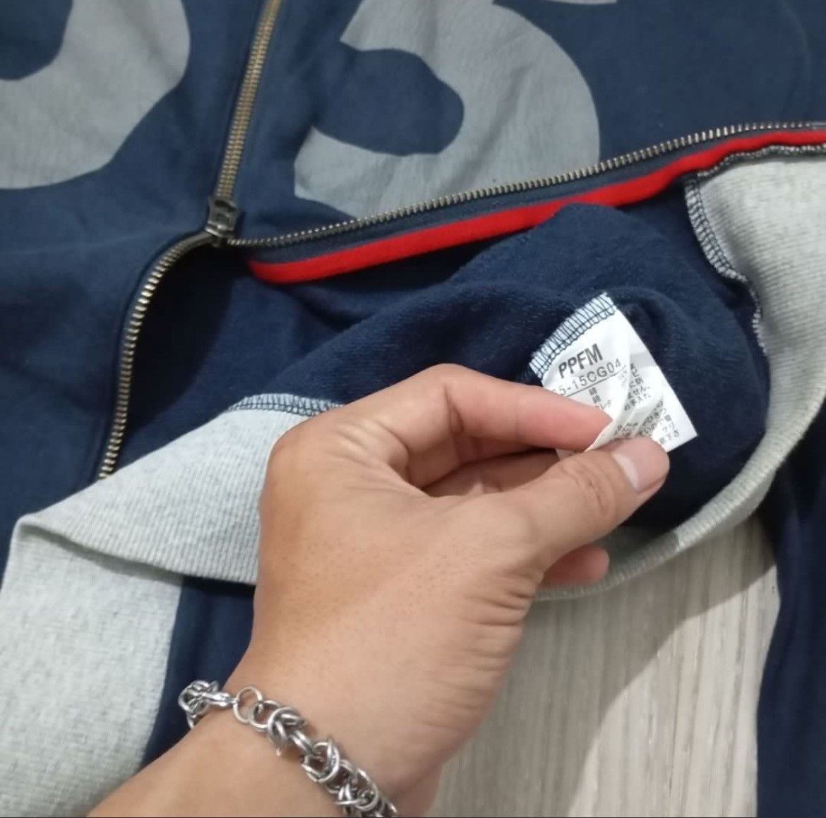 Beauty Beast × Japanese Brand × PPFM Ppfm Double Zipper Sweatshirt Hoodie Size US L / EU 52-54 / 3 - 4 Thumbnail