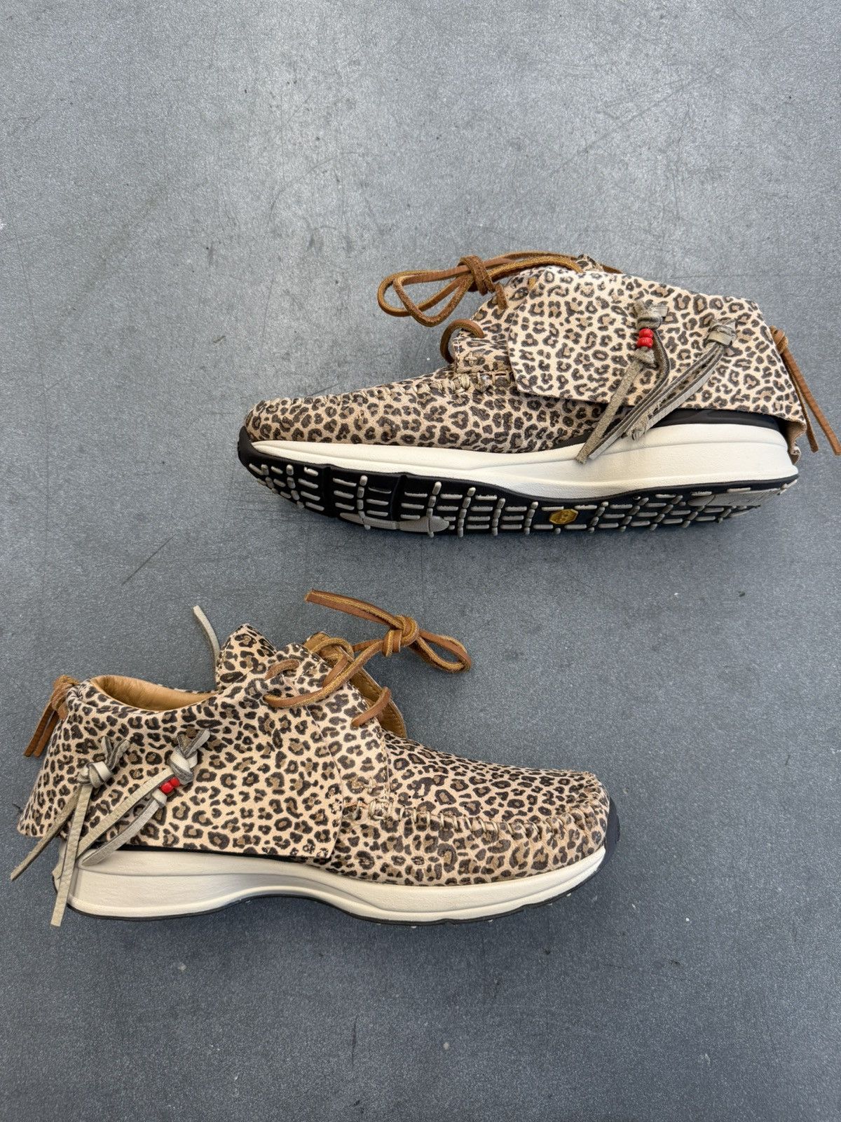 Visvim Visvim FBT Lmao Folk Moccasin Leopard Print Shoes Size 9 Size US 9 / EU 42 - 2 Thumbnail