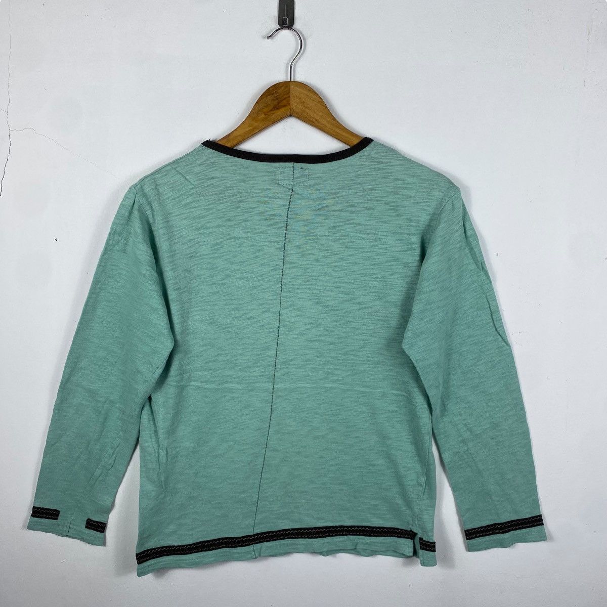 Japanese Brand Japanese Brand PPFM Green Longsleeve Tee Shirt Medium Size Size M / US 6-8 / IT 42-44 - 4 Thumbnail