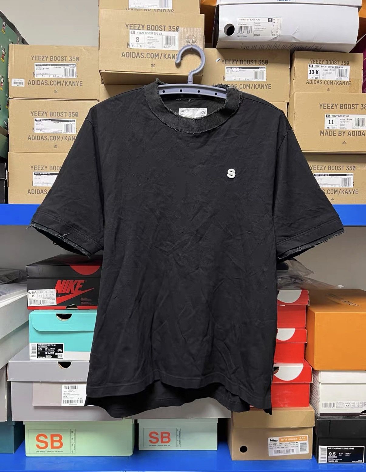 Sacai Sacai Logo Embroidered Zip T-shirt J42 Size US M / EU 48-50 / 2 - 1 Thumbnail