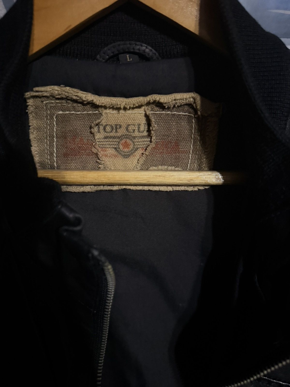 Other Vintage Top Gun Lamb Skin Leather Size US L / EU 52-54 / 3 - 2 Thumbnail