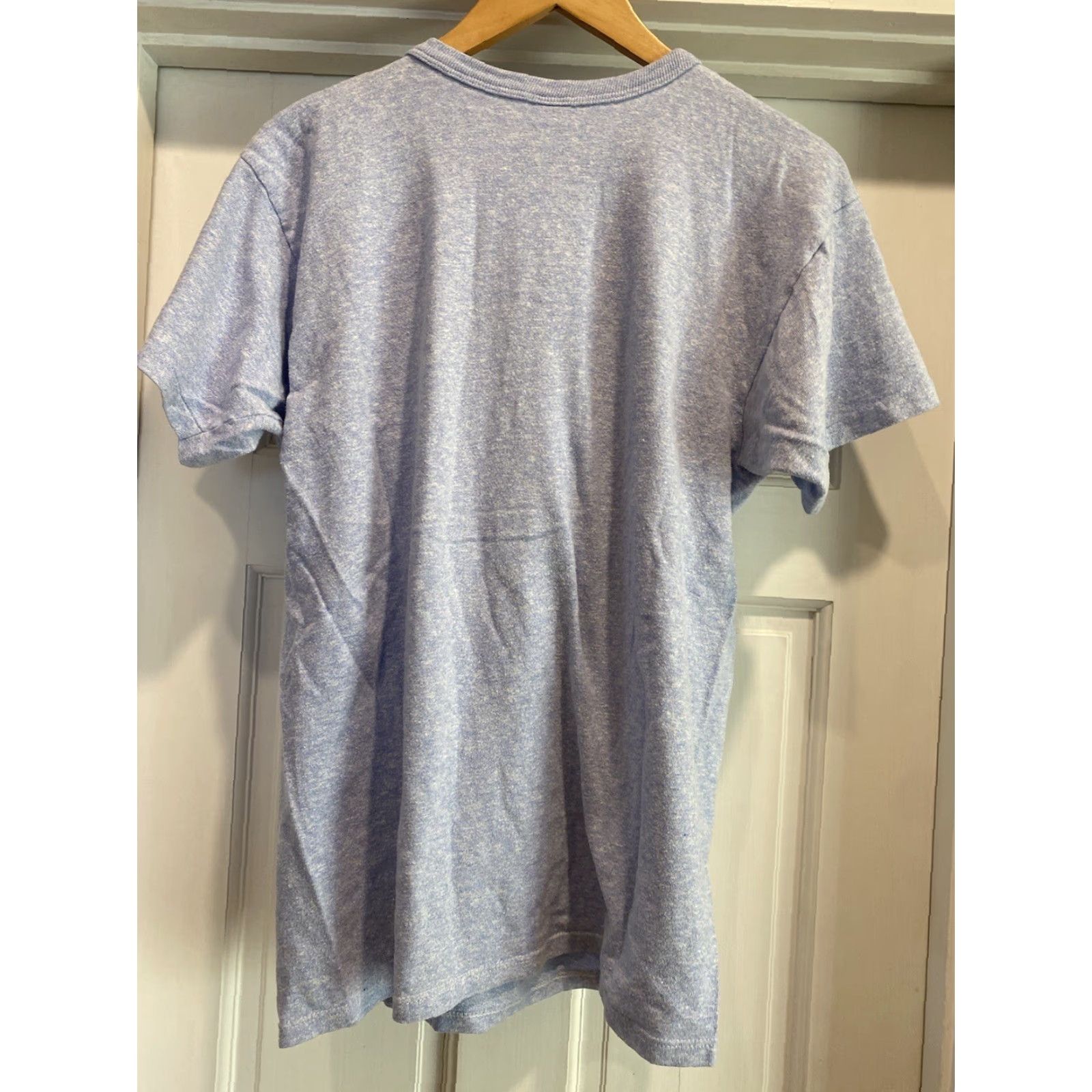 Champion VINTAGE Champion Notre Dame Short Sleeve Shirt Mens Large Gray Crew Neck Cotton Blend L Size US L / EU 52-54 / 3 - 2 Thumbnail
