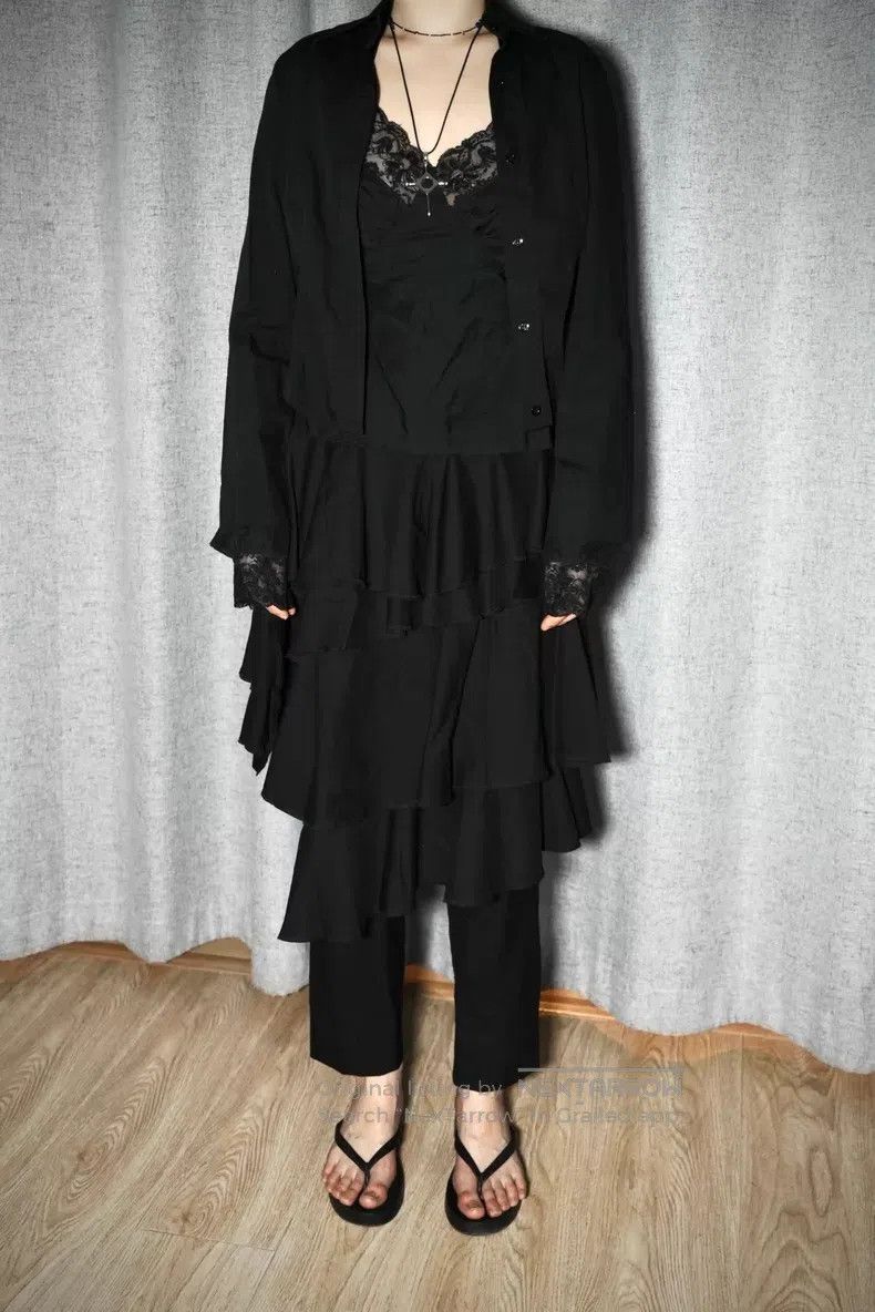 Comme des Garcons Comme Des Garcons size XS Pseudo two-piece skirt pants Size 23" - 2 Thumbnail