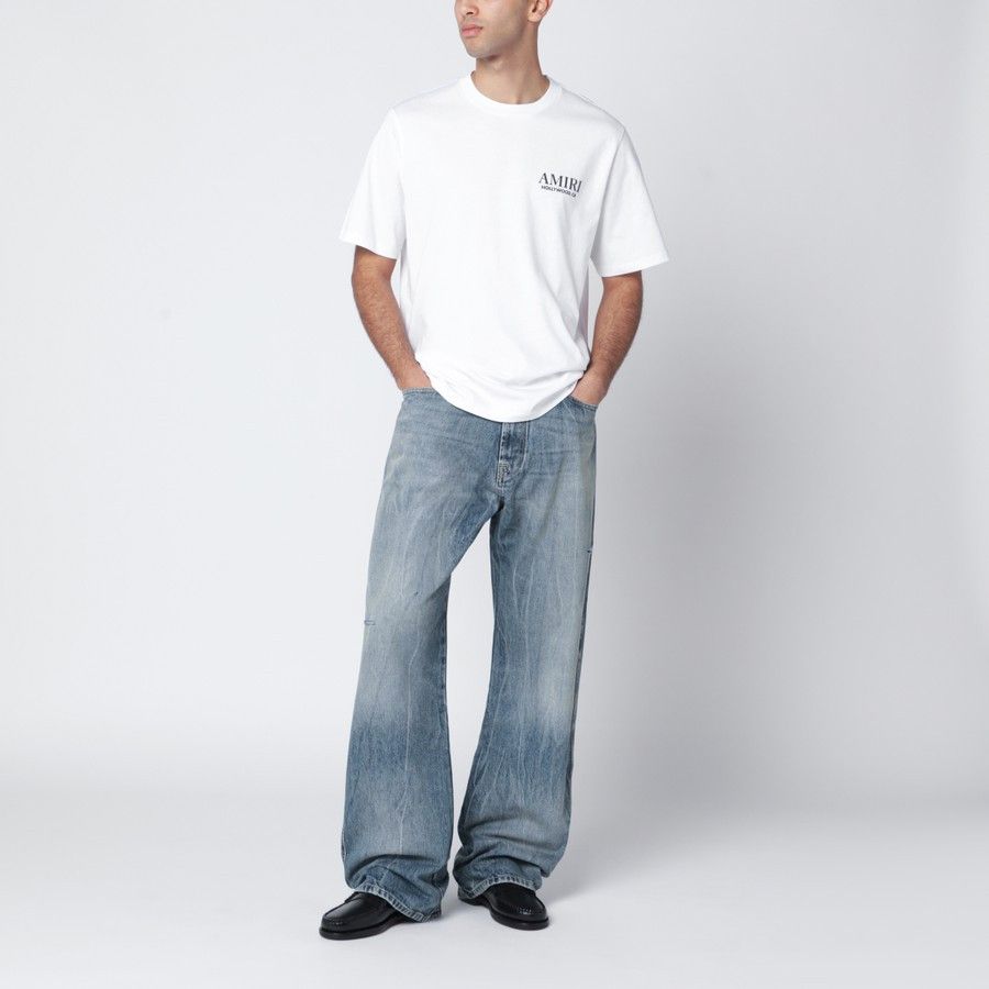 Amiri o1d2blof0226 Bones Stacked T-Shirt in White Size US S / EU 44-46 / 1 - 2 Thumbnail