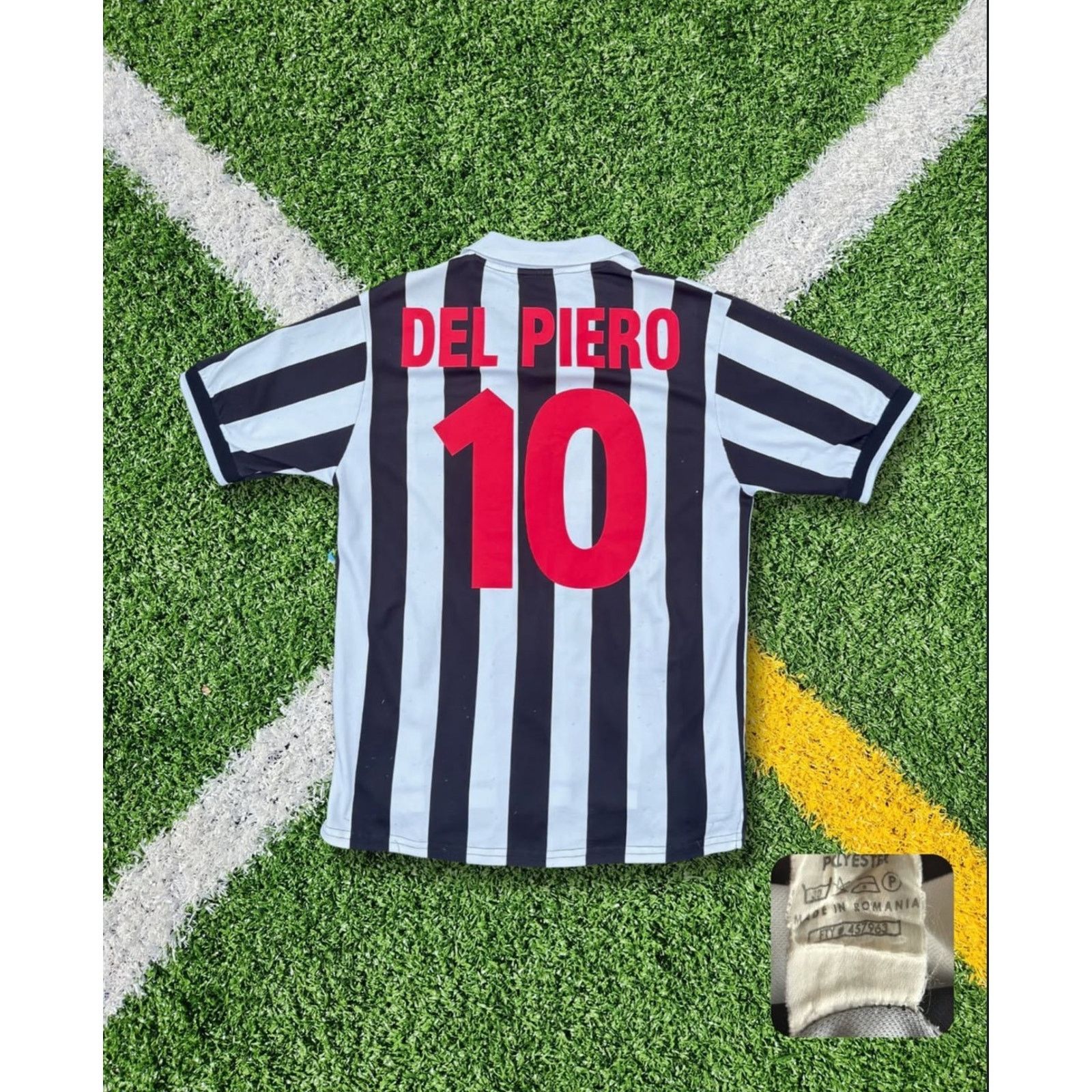 Kappa AUTHENTIC 1998 JUVENTUS Home Del Piero #10 Size M Size US M / EU 48-50 / 2 - 1 Thumbnail