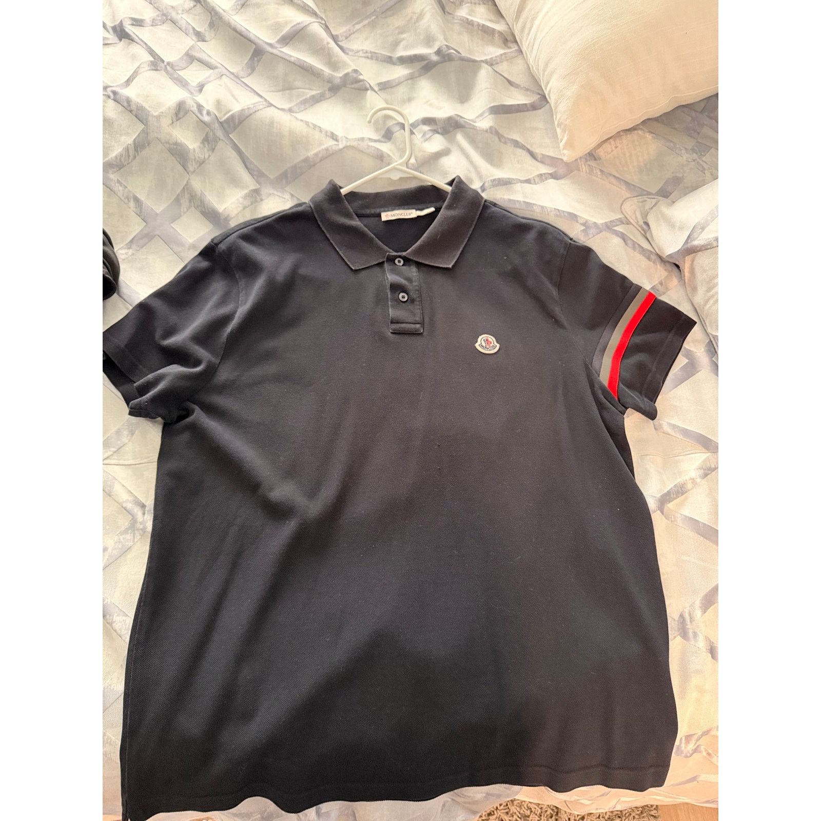 Moncler Moncler Polo Size US XL / EU 56 / 4 - 2 Thumbnail