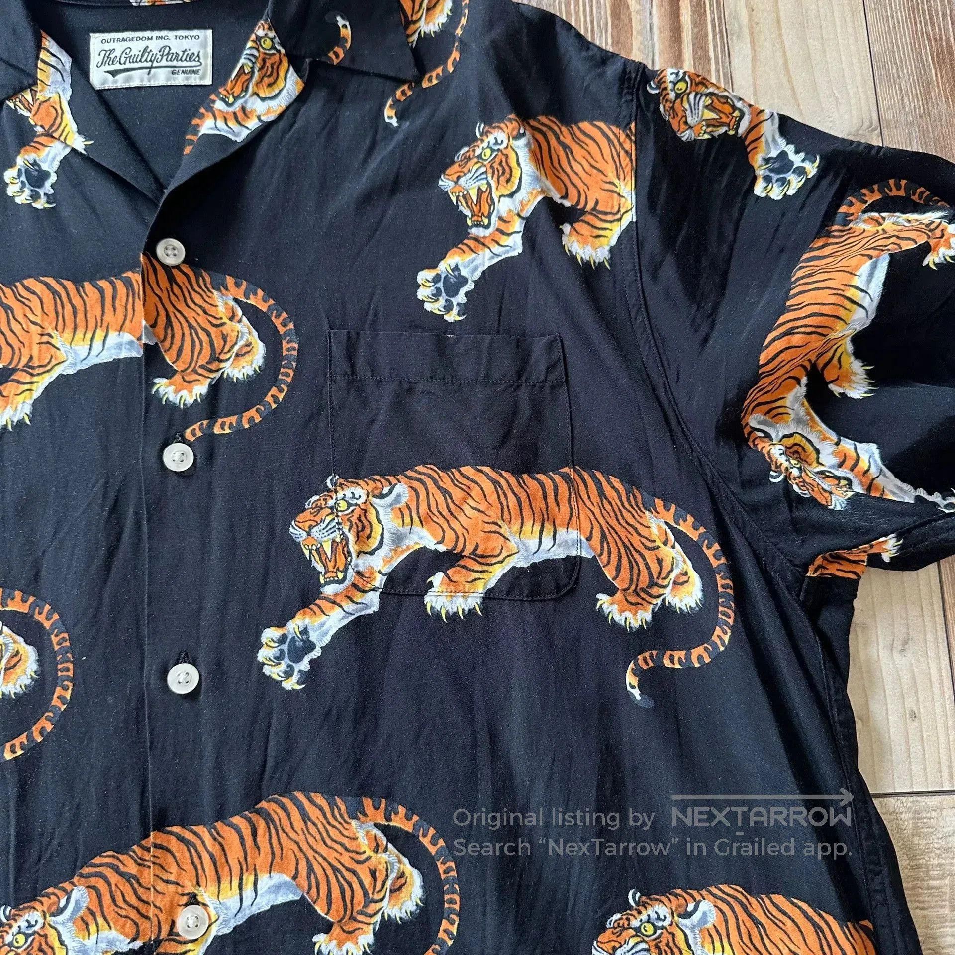 Wacko Maria print short sleeve shirt. Size US XL / EU 56 / 4 - 5 Thumbnail