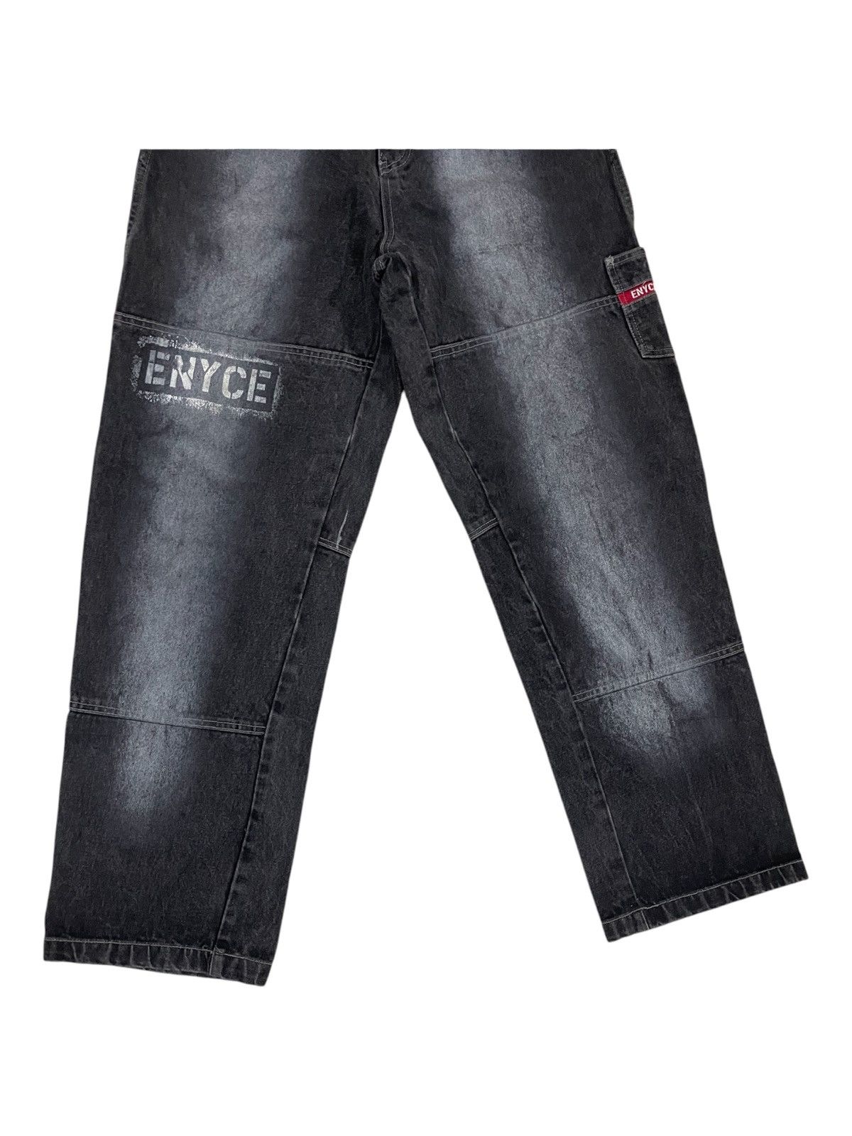 Enyce Y2K Enyce Spellout Super Baggy Rapper Carpenter Skater Jeans Size US 36 / EU 52 - 5 Thumbnail