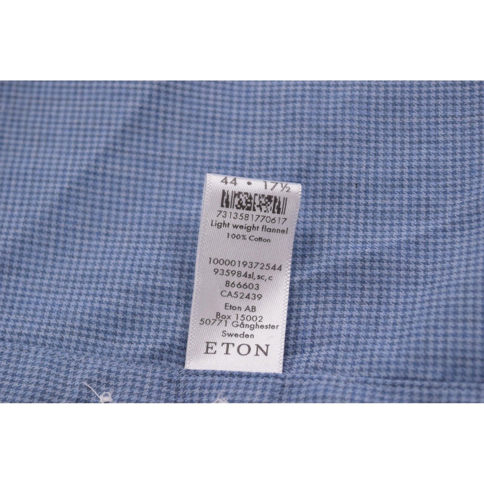 Eton Eton New with tags Shirt Size XL US In Blue Size US XL / EU 56 / 4 - 8 Thumbnail