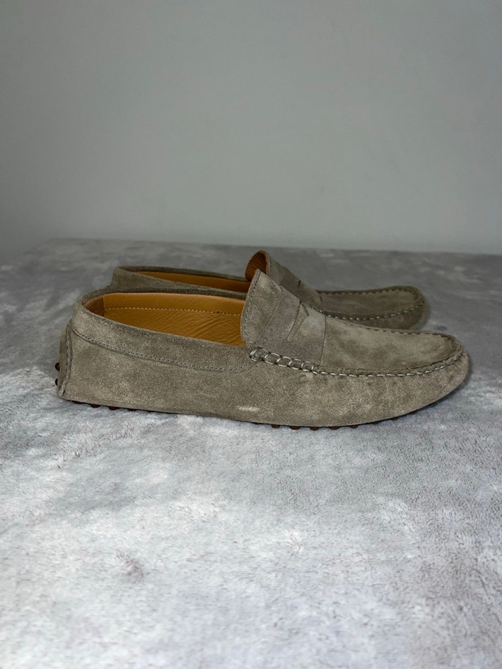 Bobbies Men's Bobbies PARIS Ash Green Suede Loafers & Slip-Ons EU 42 Size US 9 / EU 42 - 1 Thumbnail