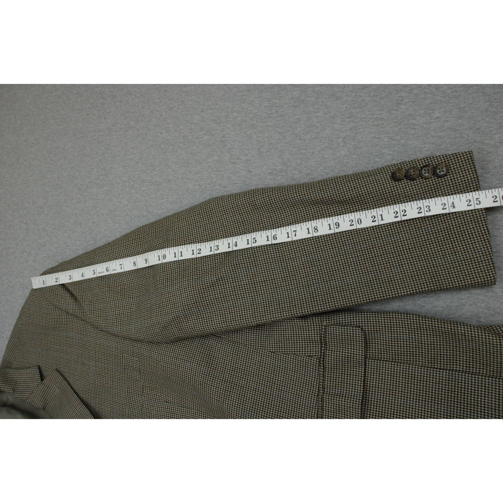 Lauren Ralph Lauren Lauren Ralph Lauren Blazer Mens 46R Houndstooth 2 Buttons Size 46R - 9 Thumbnail