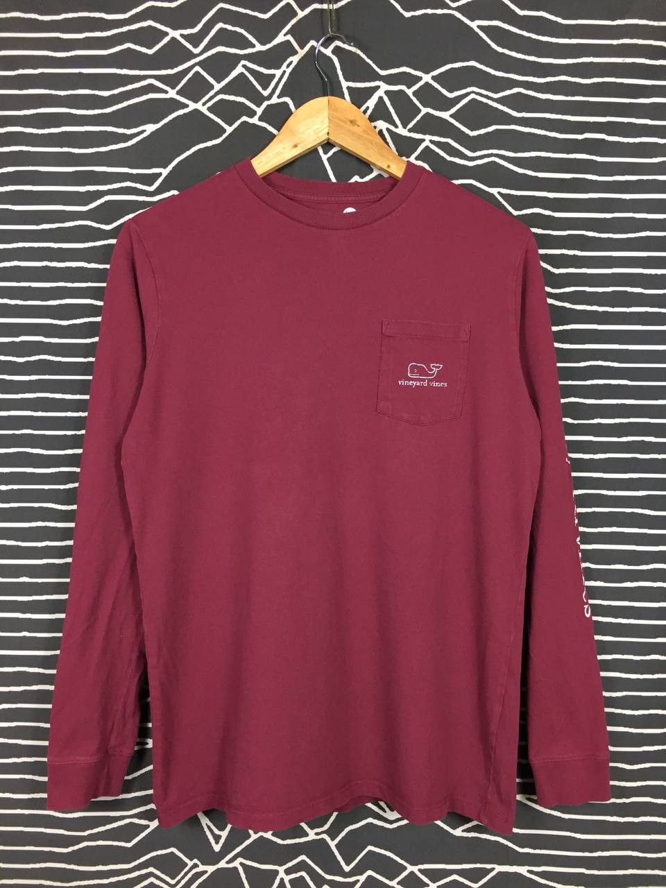 Vineyard Vines Vineyard Vines Burgee Whale Logo Longsleeve Pocket Tee Size US XL / EU 56 / 4 - 4 Thumbnail