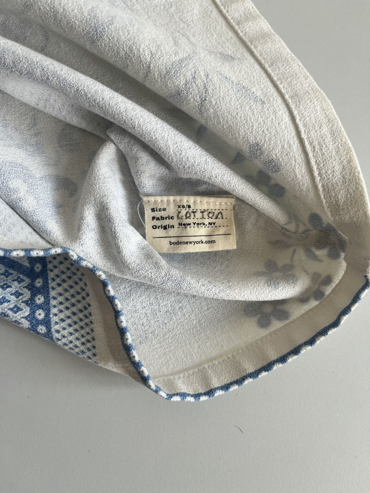 Bode Bode Blue Pagoda Shirt Size US S / EU 44-46 / 1 - 4 Thumbnail