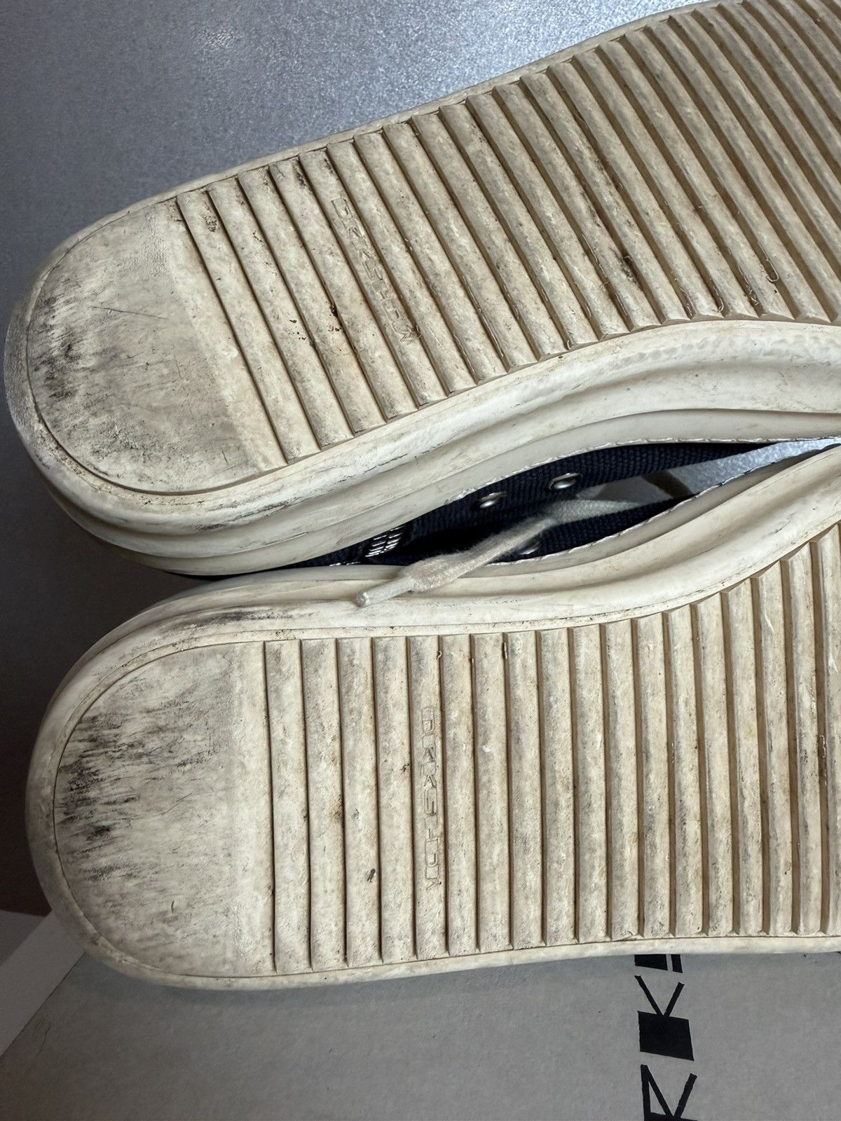 Rick Owens Rick Owens DRKSHDW Ramones Navy Size US 9 / EU 42 - 7 Thumbnail