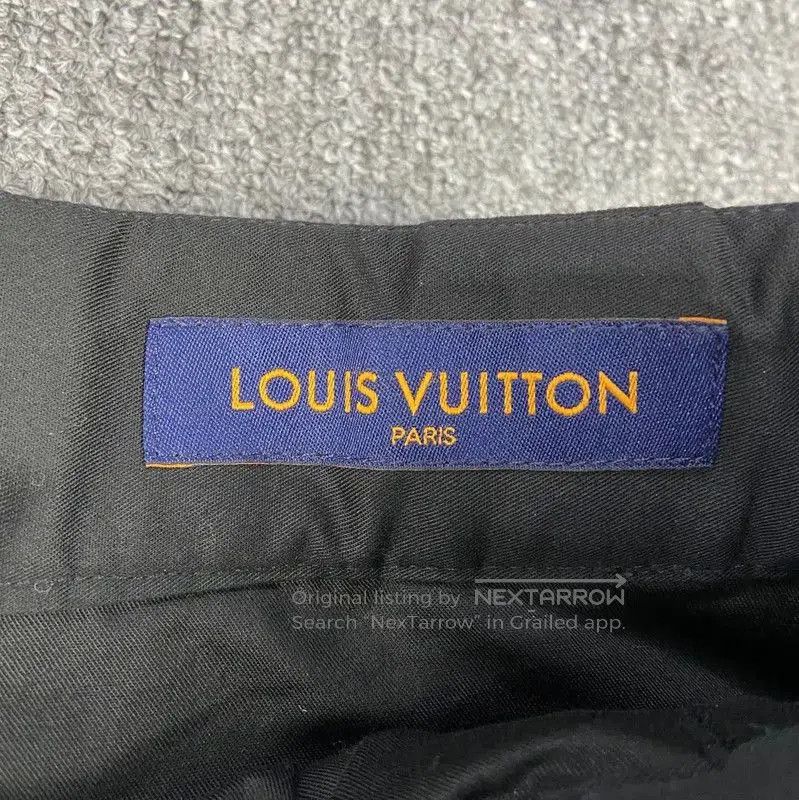Louis Vuitton Louis Vuitton Black Cotton Casual Pants for Women . Size 23" - 4 Thumbnail
