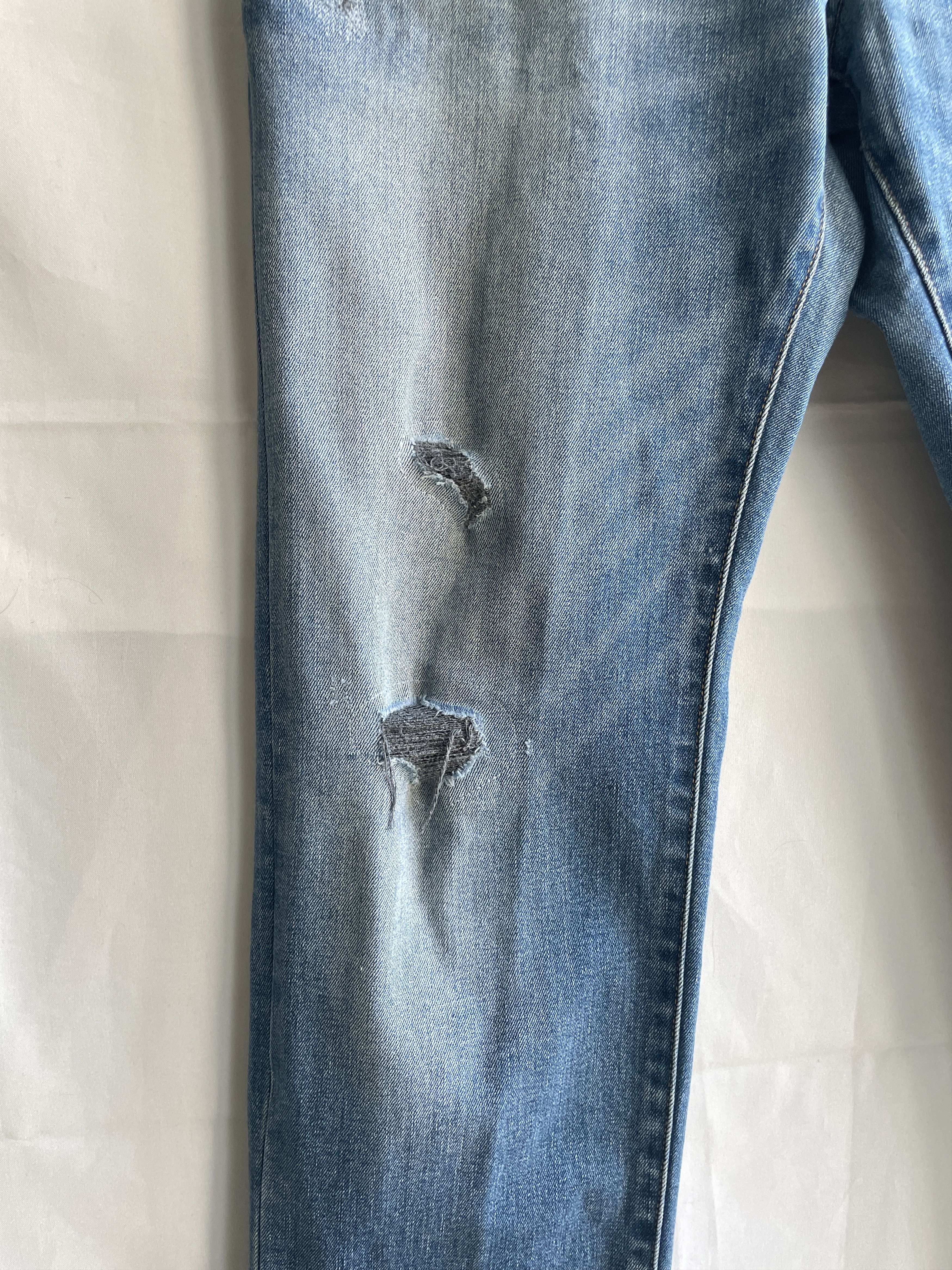 Hugo Boss Hugo Boss Orange Maine Distressed Repaired Stretch Denim Size US 32 / EU 48 - 10 Thumbnail