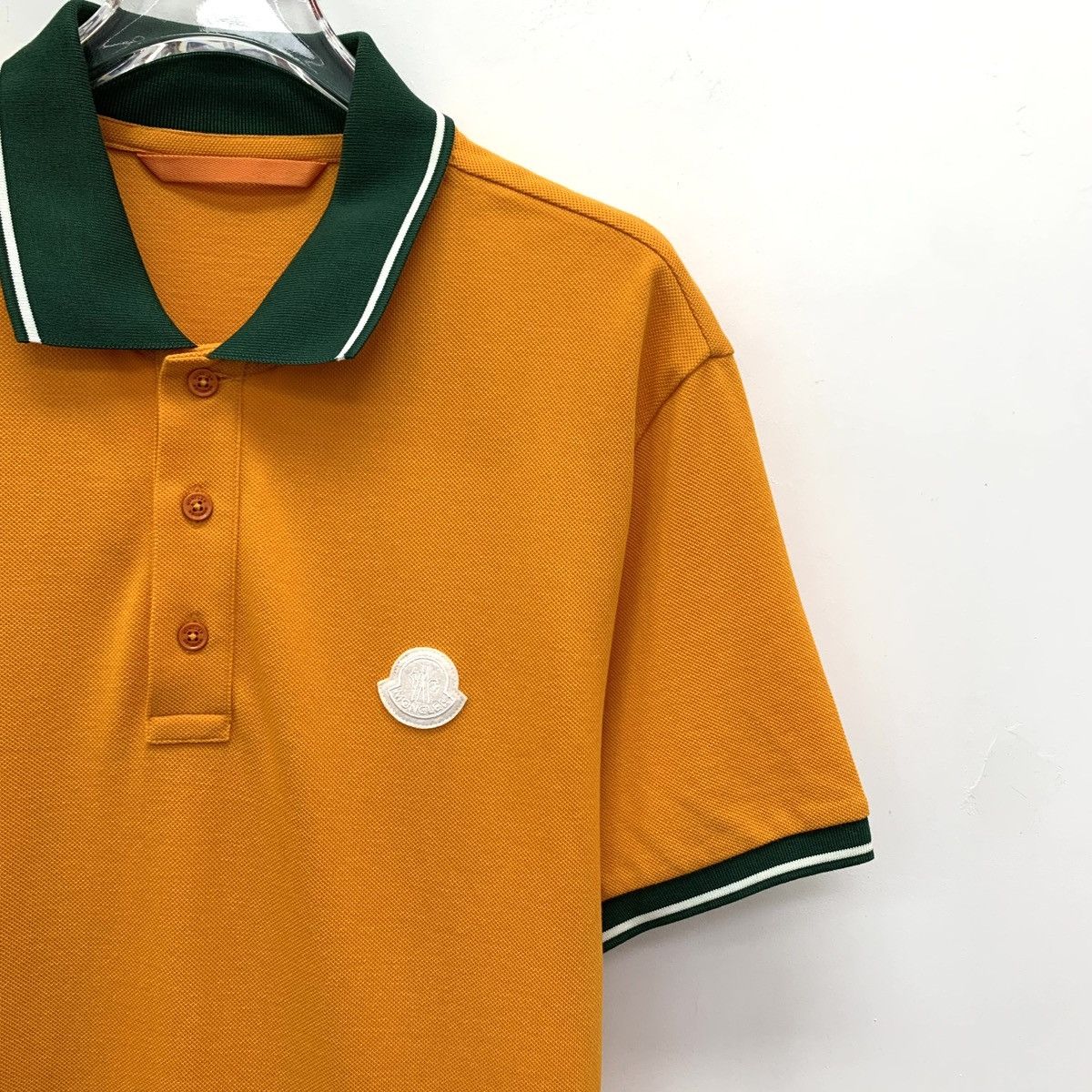 Moncler Moncler Single-breasted Short Sleeve Polo Shirt K26WX Size US L / EU 52-54 / 3 - 3 Thumbnail