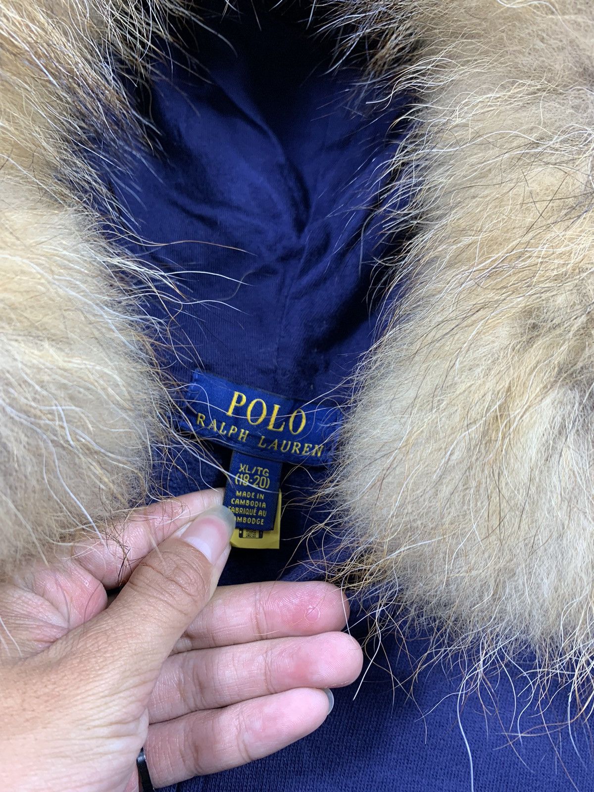 If Six Was Nine × KMRii × Le Grande Bleu (L.G.B.) Polo Fur Zip Hoodie lgb ifsixwasnine Style Size US L / EU 52-54 / 3 - 4 Thumbnail